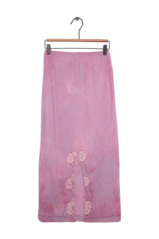 Hand Dyed Lace Slip Skirt USA