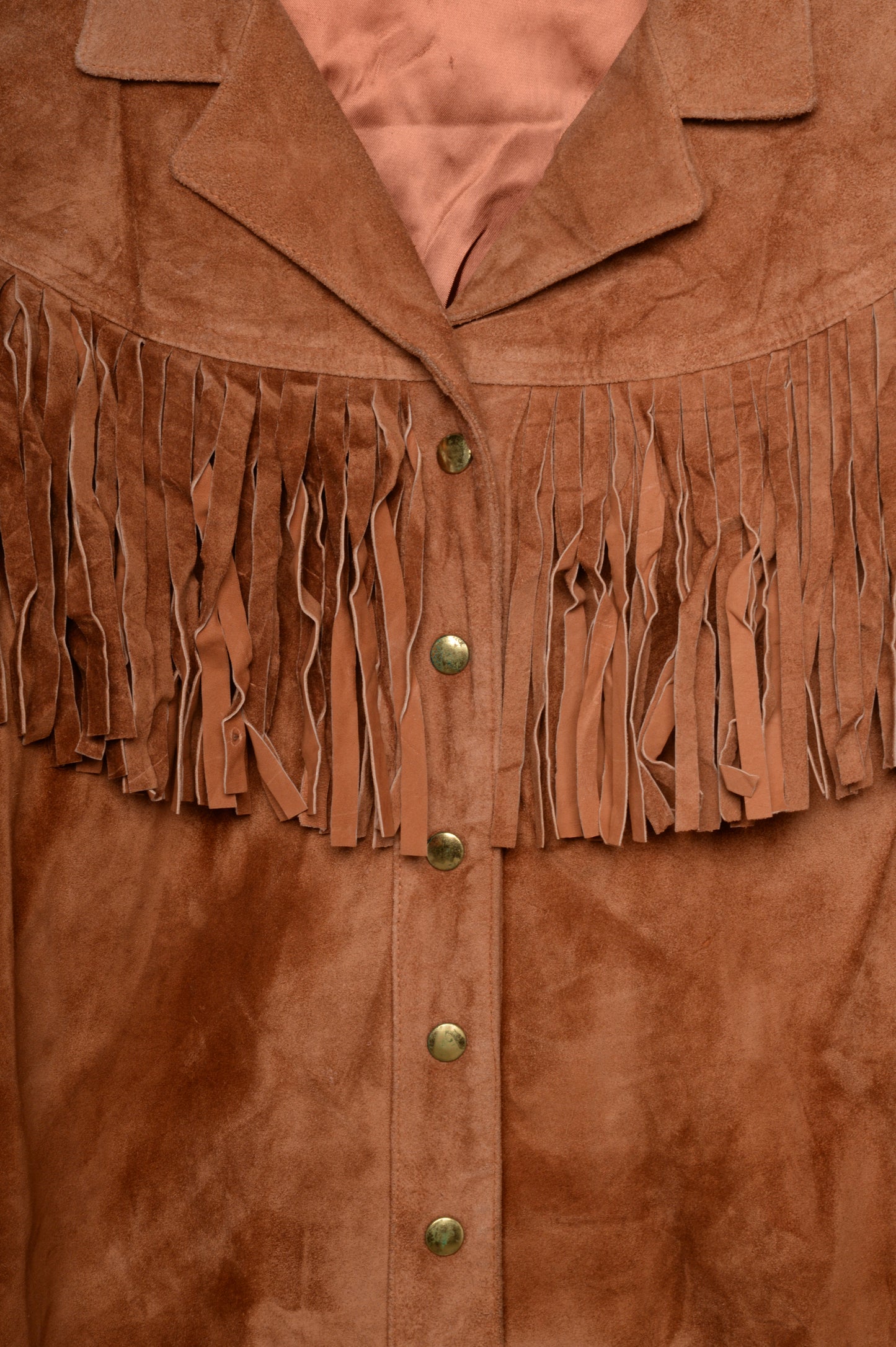 Suede Fringe Jacket