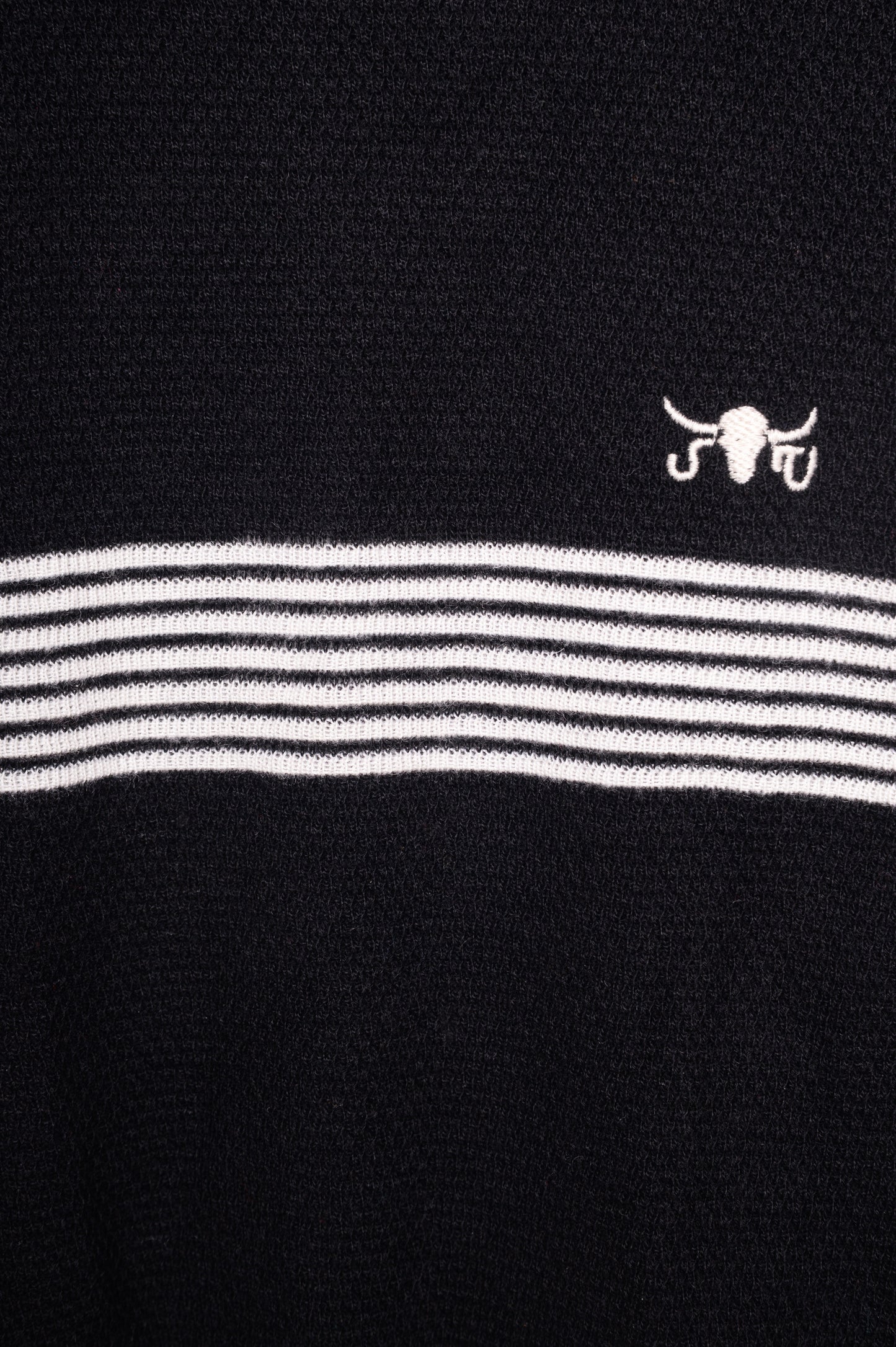 Soft Black Stripe Sweater