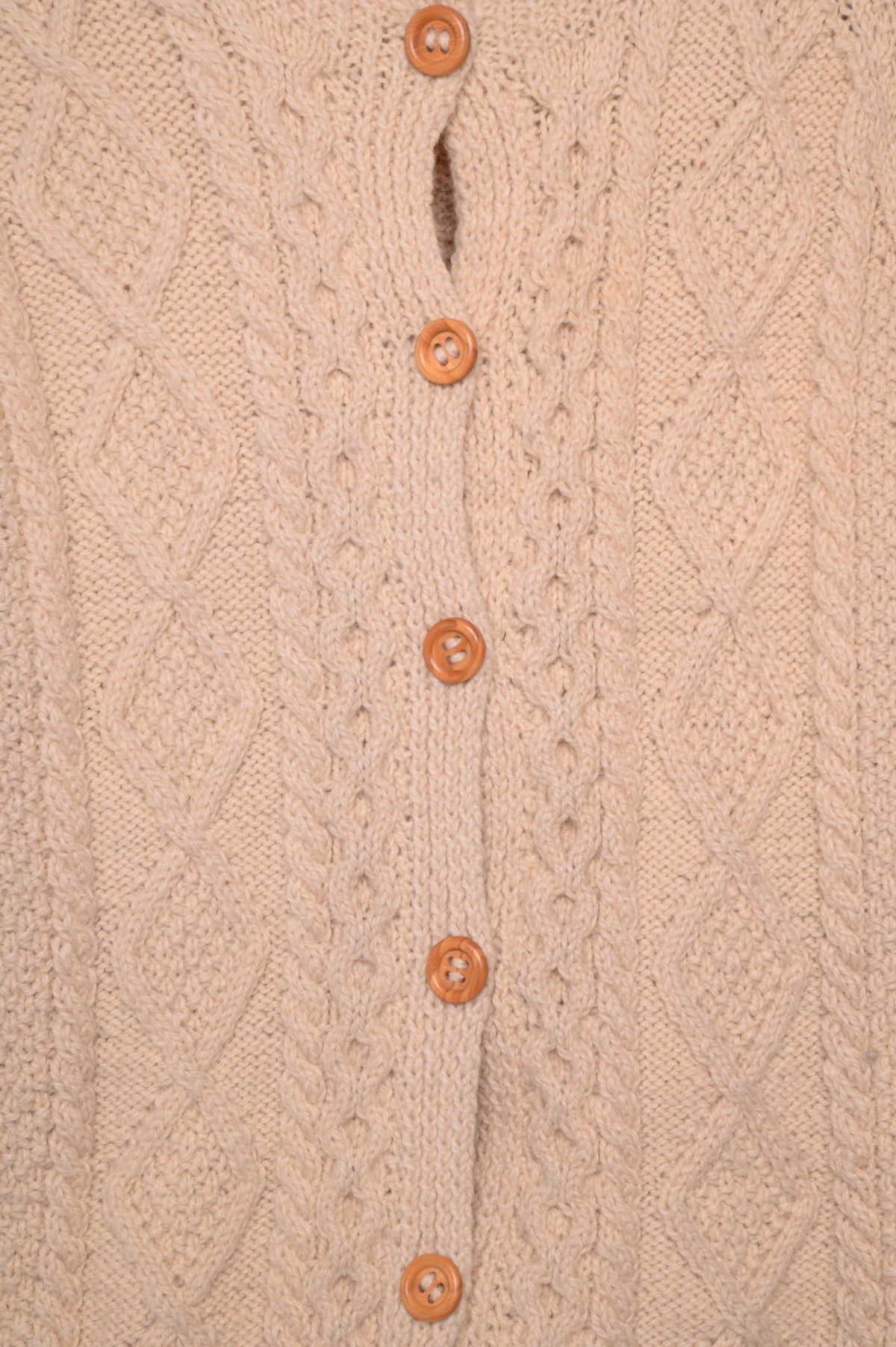 Irish Knit Wool Cardigan