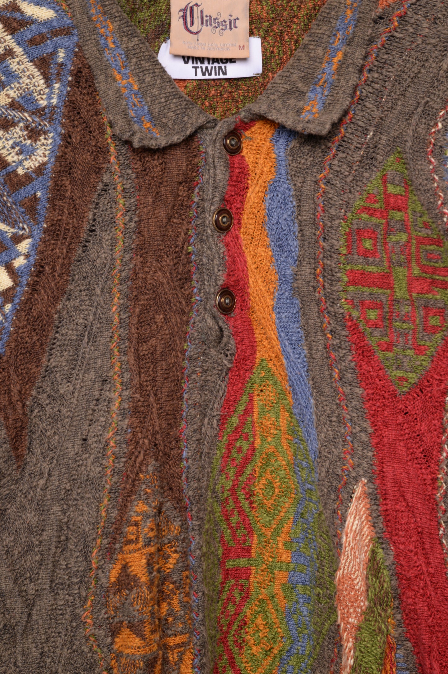 1980s Coogi Textured Sweater