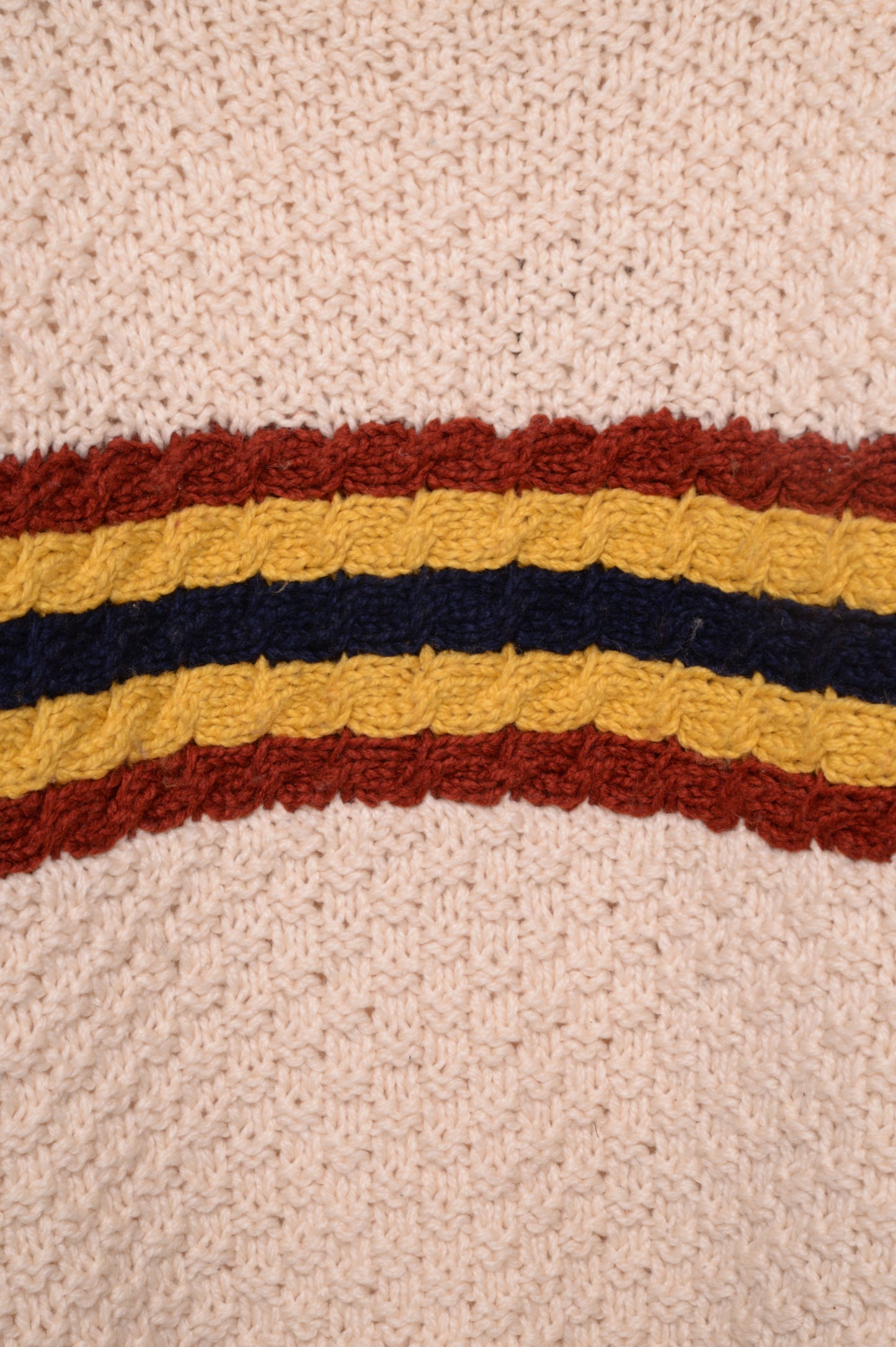 1990s Handmade Striped Sweater