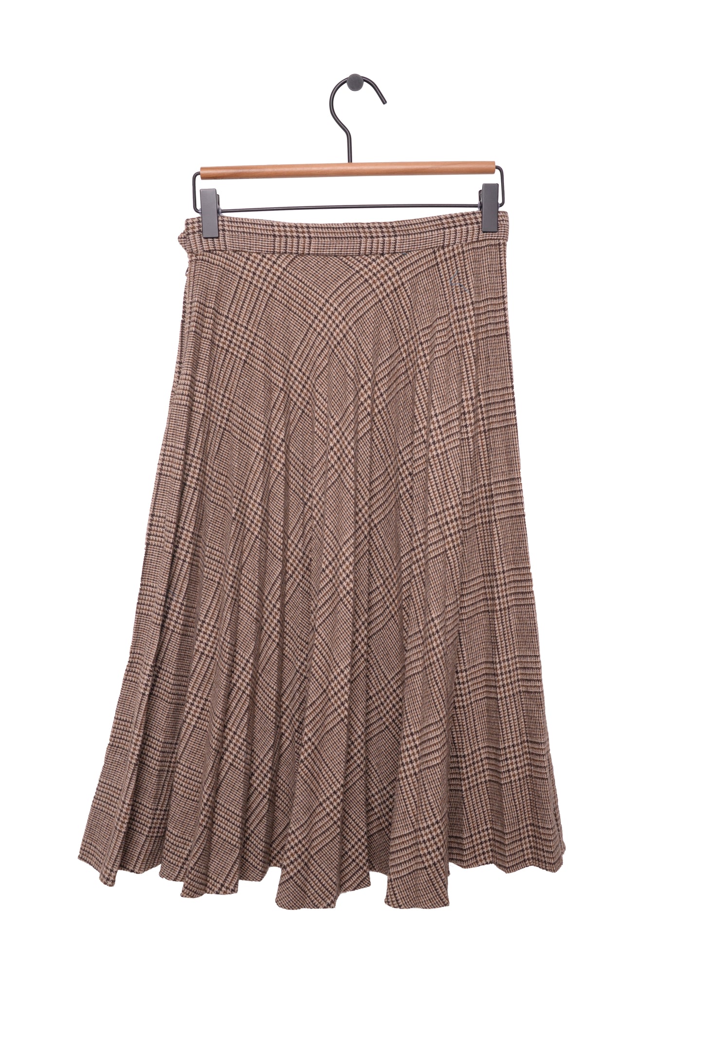 Plaid Pleated Skirt