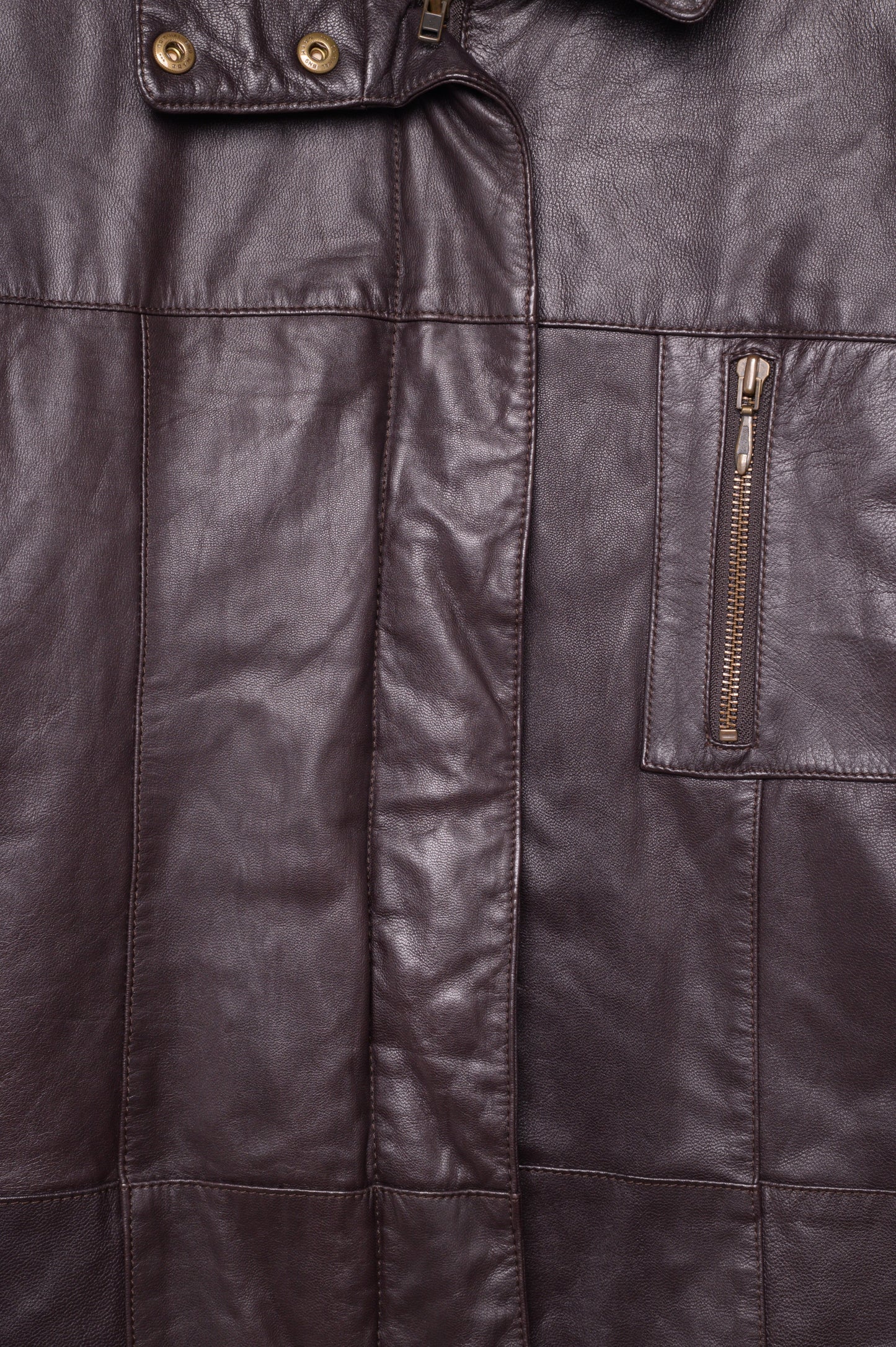 Chocolate Brown Leather Jacket