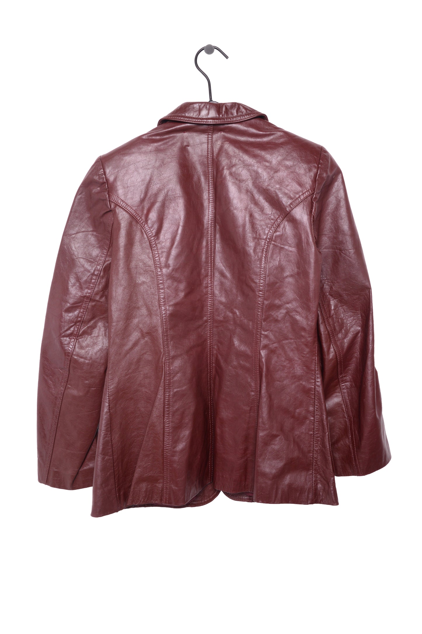 Burgundy Leather Jacket