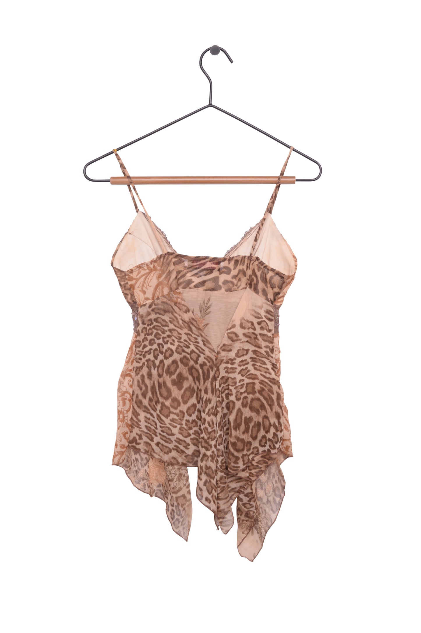 Y2K Leopard Slip Top