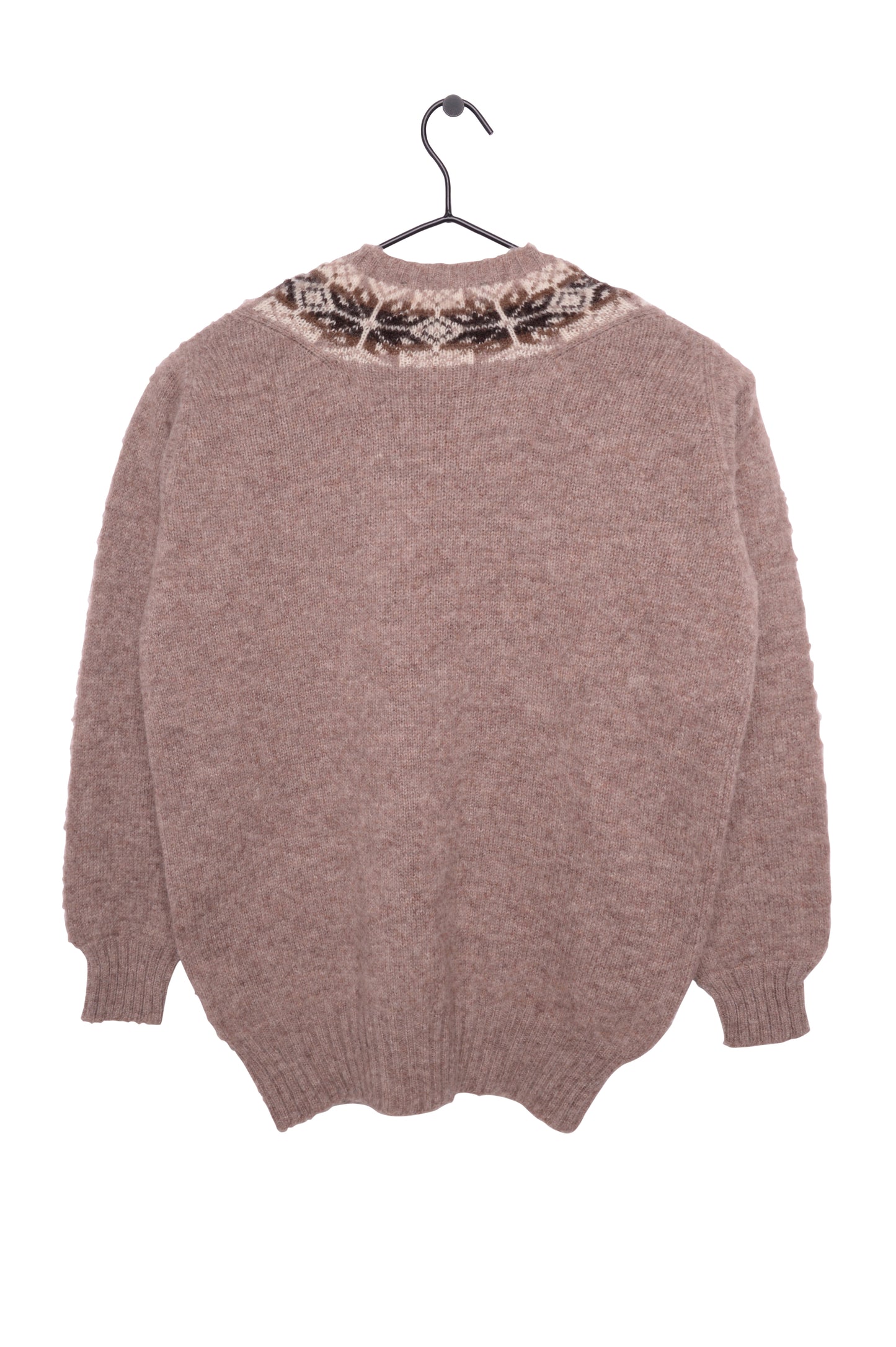 Hand Knit Wool Cardigan