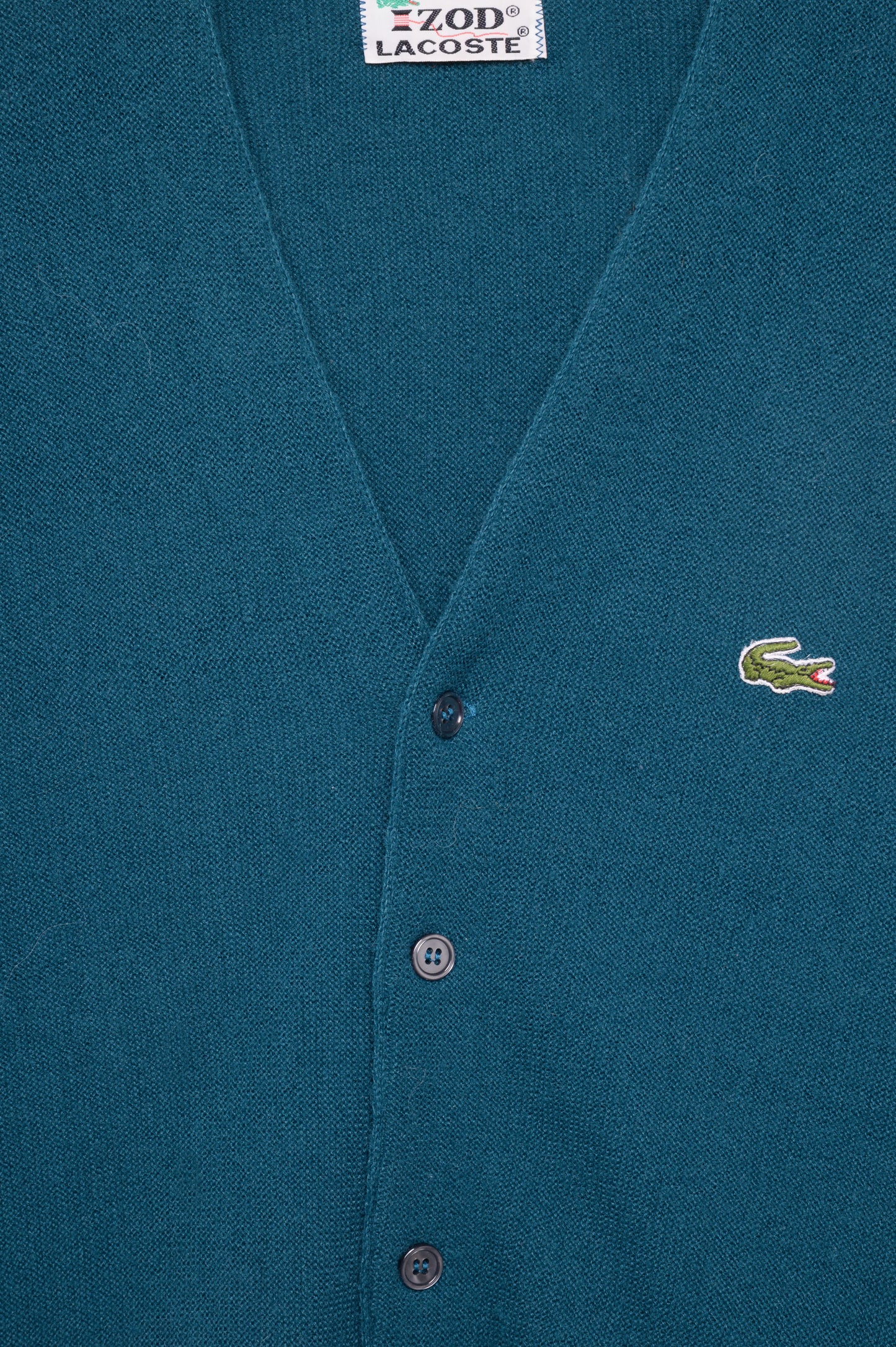 Teal Lacoste Cardigan