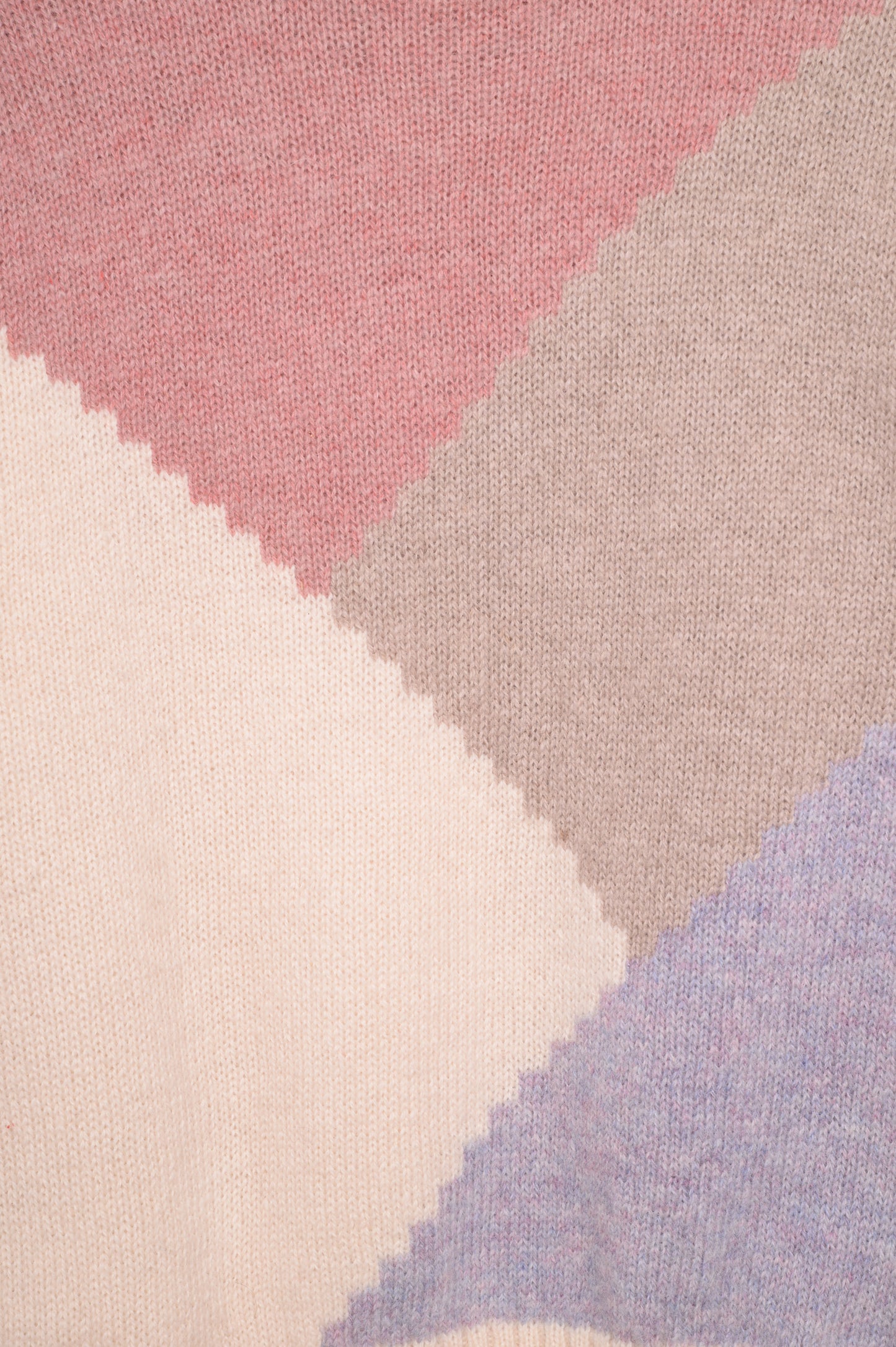 Wool Colorblock Pastel Sweater