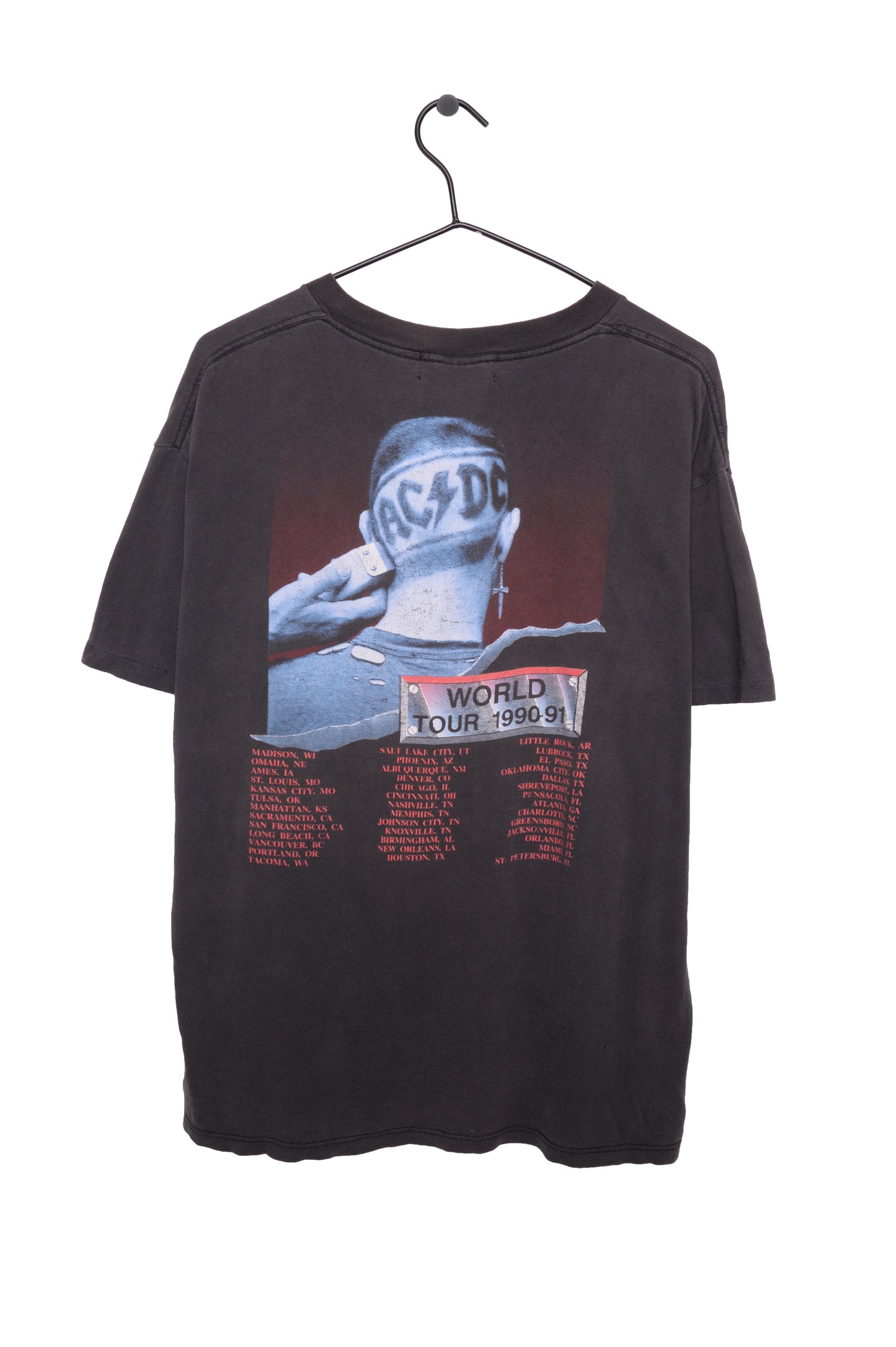 1991 AC/DC Tour Tee USA
