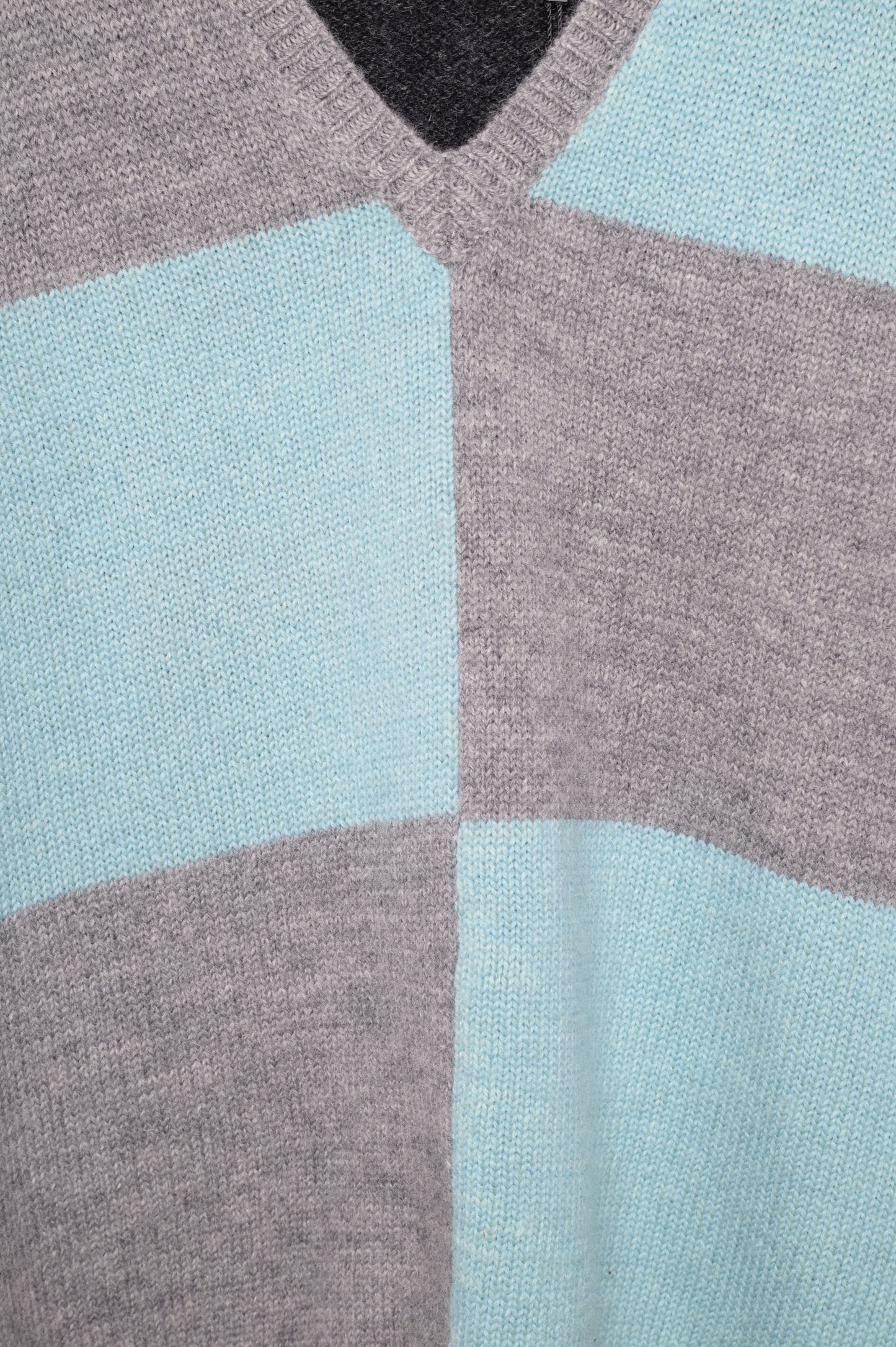 Colorblock Wool Sweater Vest