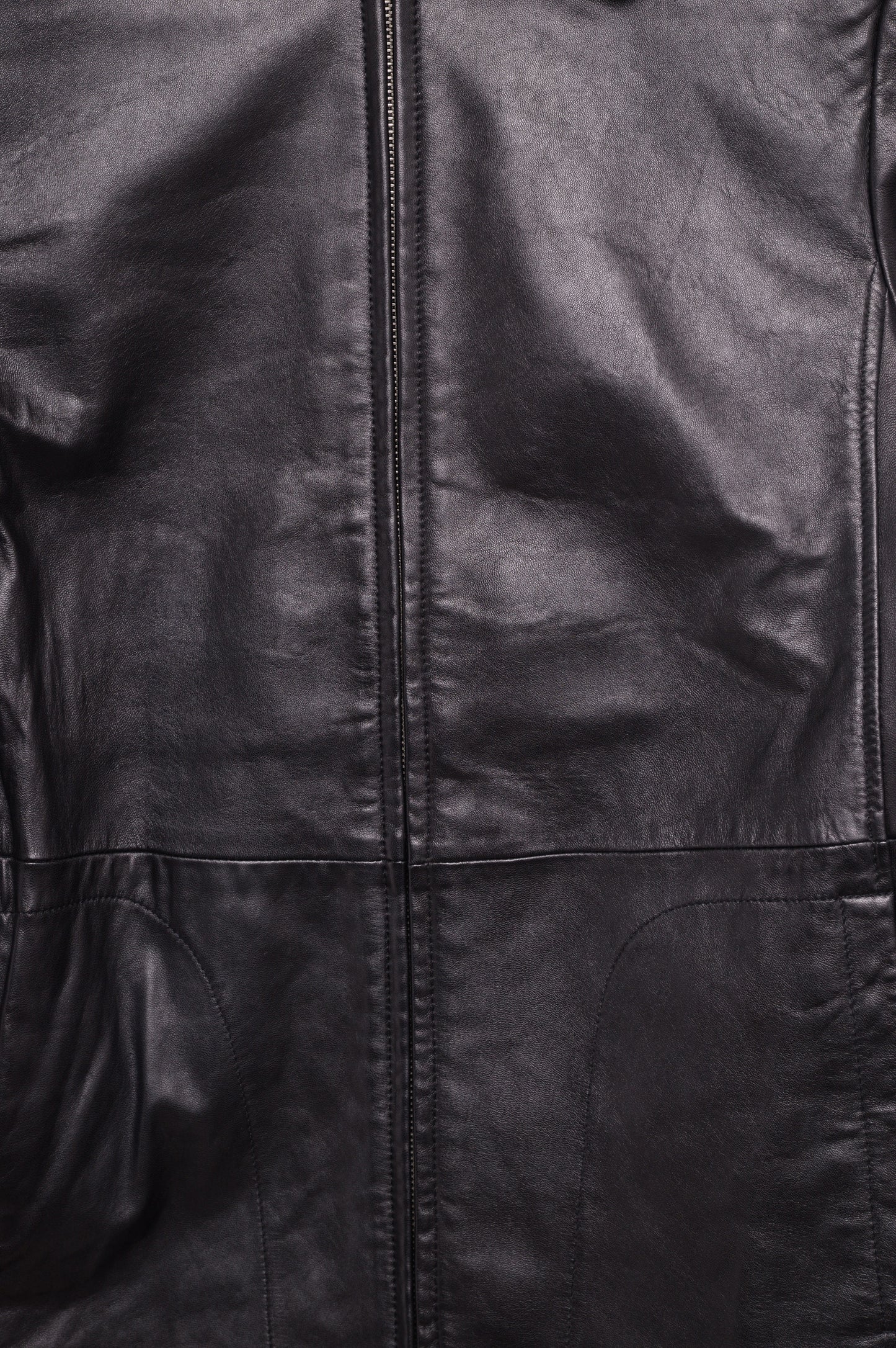 1990s Zip-Up Leather Jacket