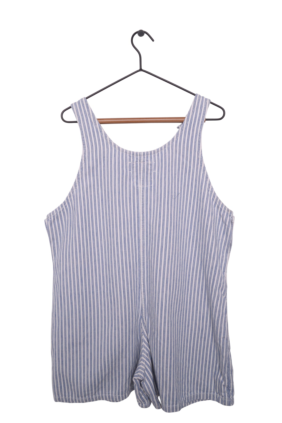 Striped Overall Shorts