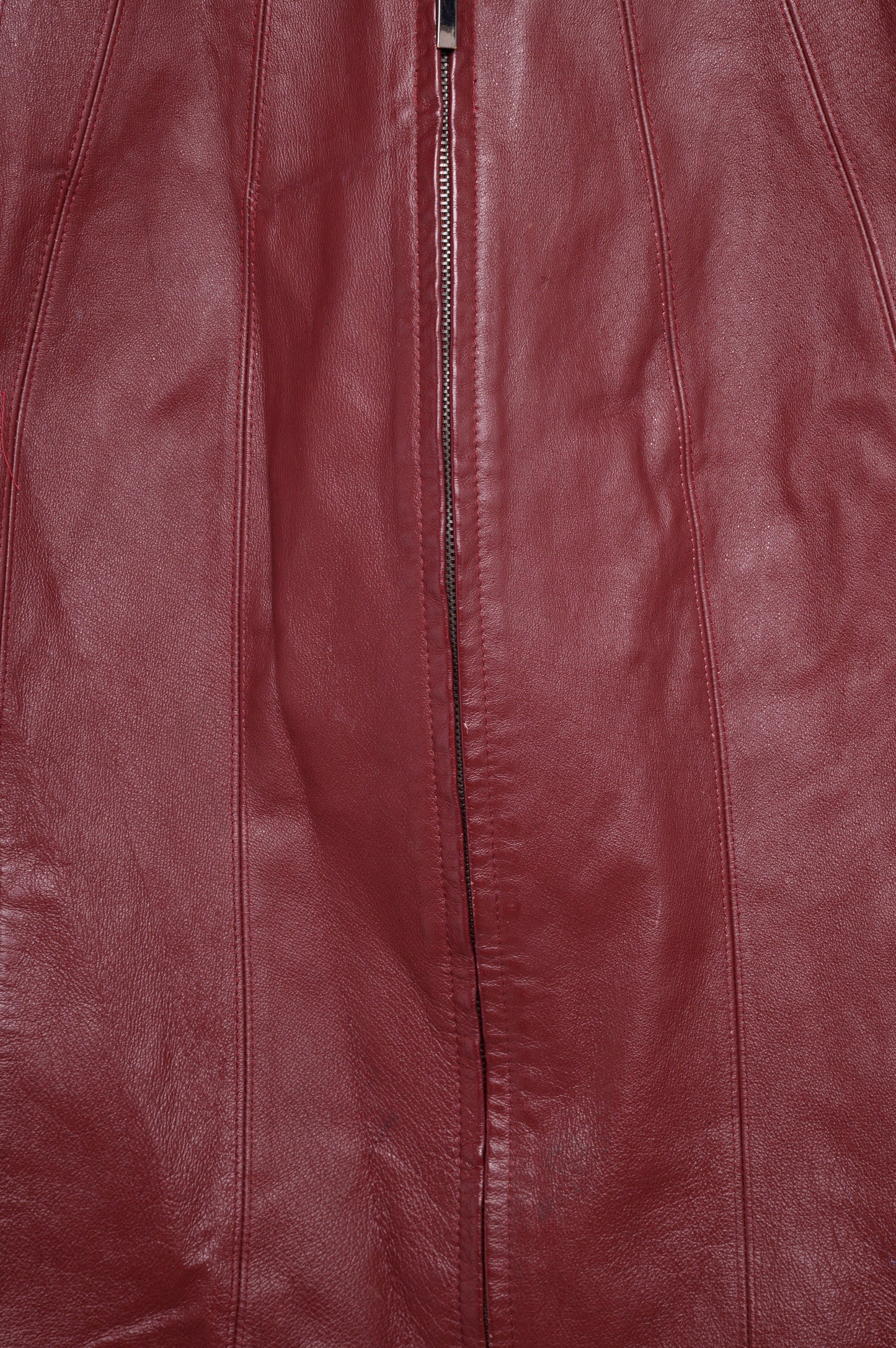 Burgundy Leather Jacket