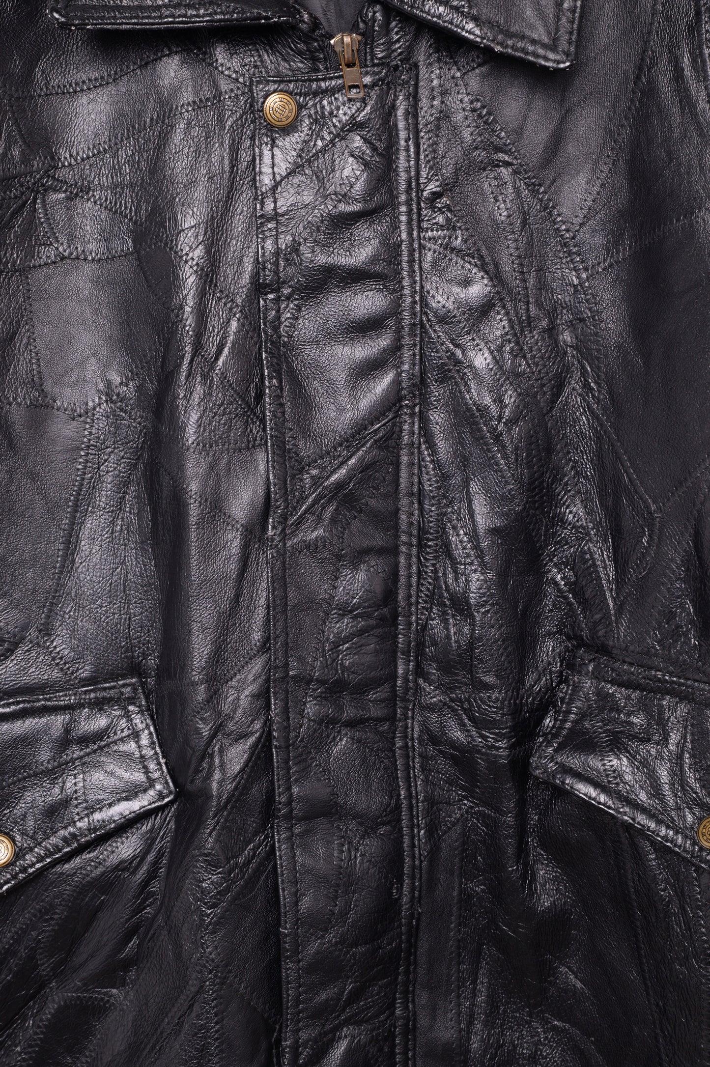 1980s Patchwork Leather Bomber