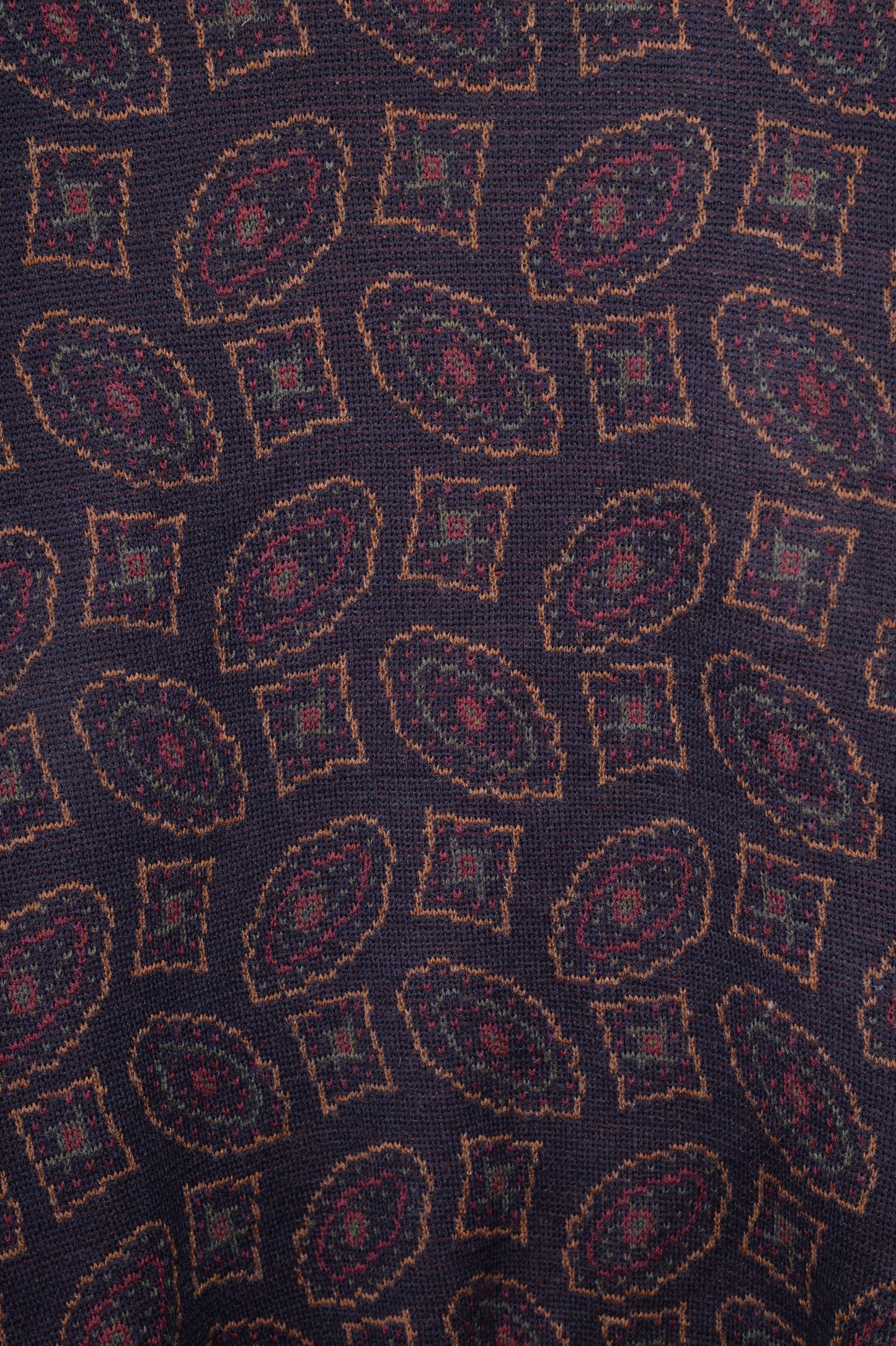 Navy Shapes Wool Sweater