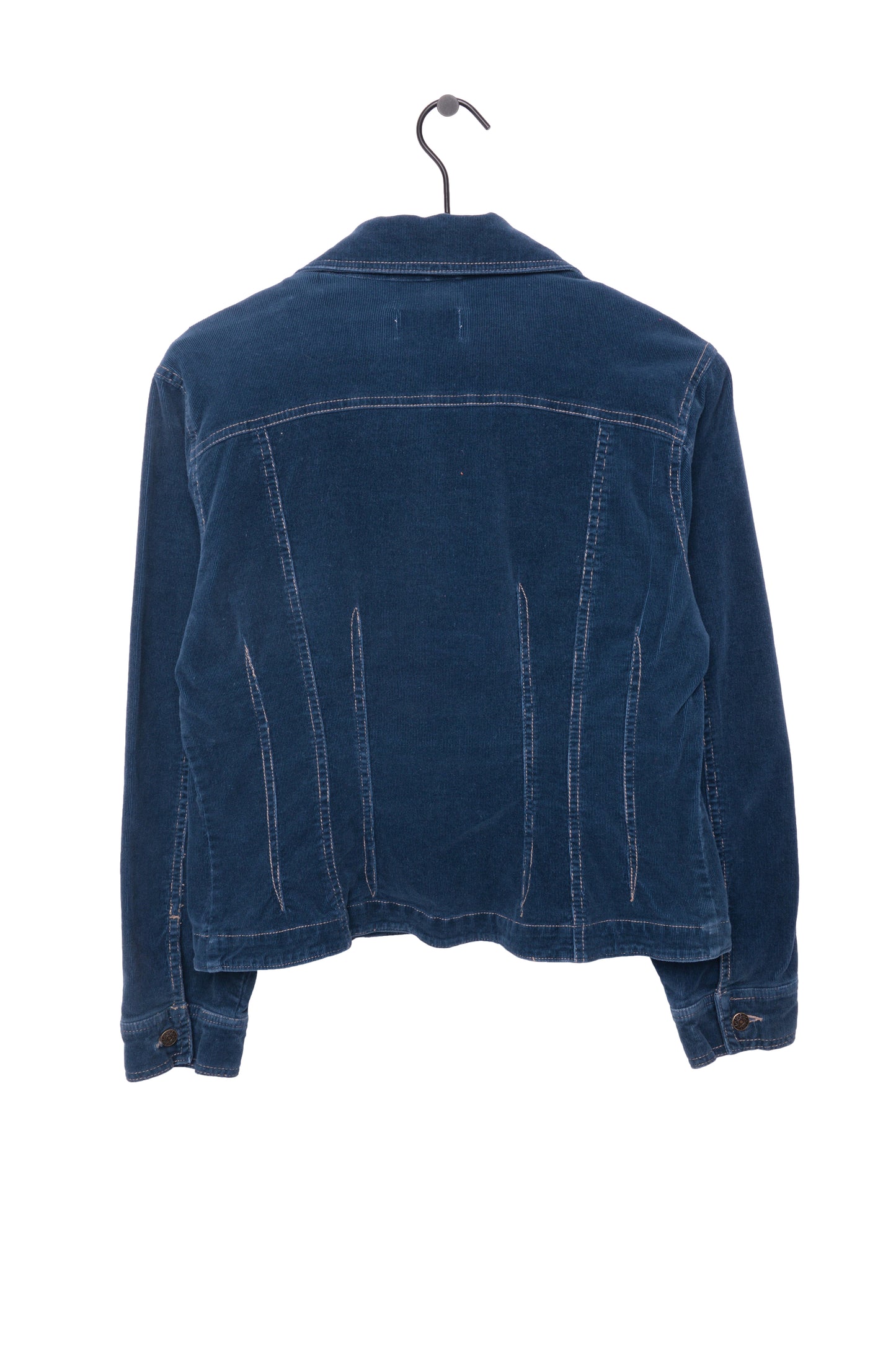 Y2K Teal Corduroy Jacket