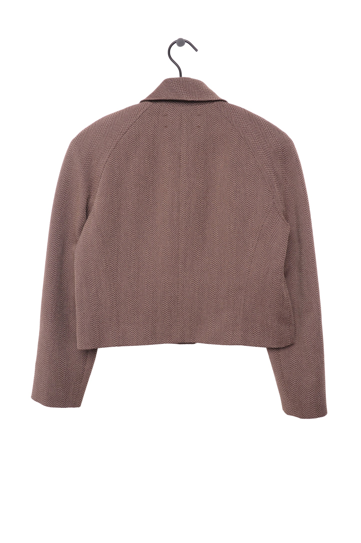 Textured Cropped Blazer USA