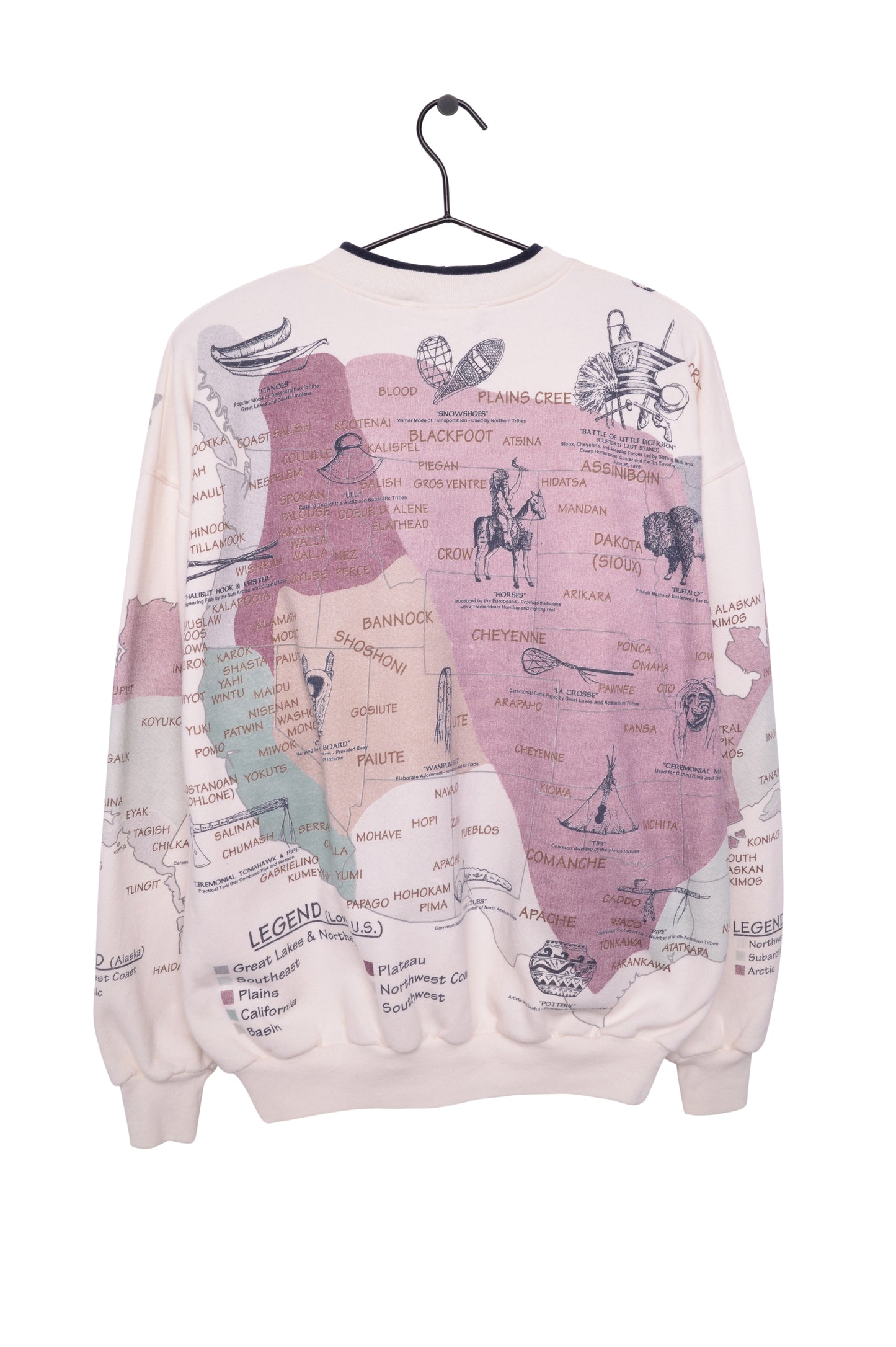 Native American Nations All-Over Sweatshirt