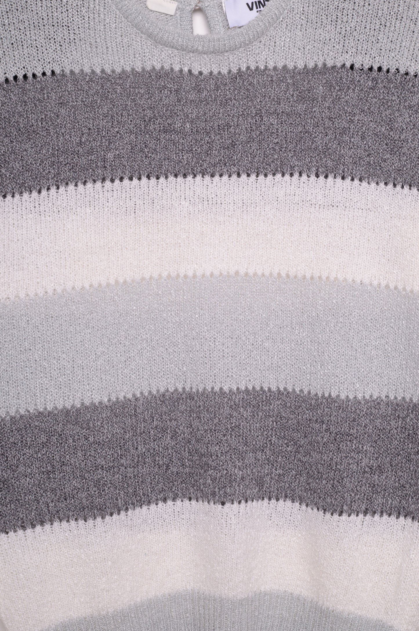 1980s Grayscale Stripe Sweater