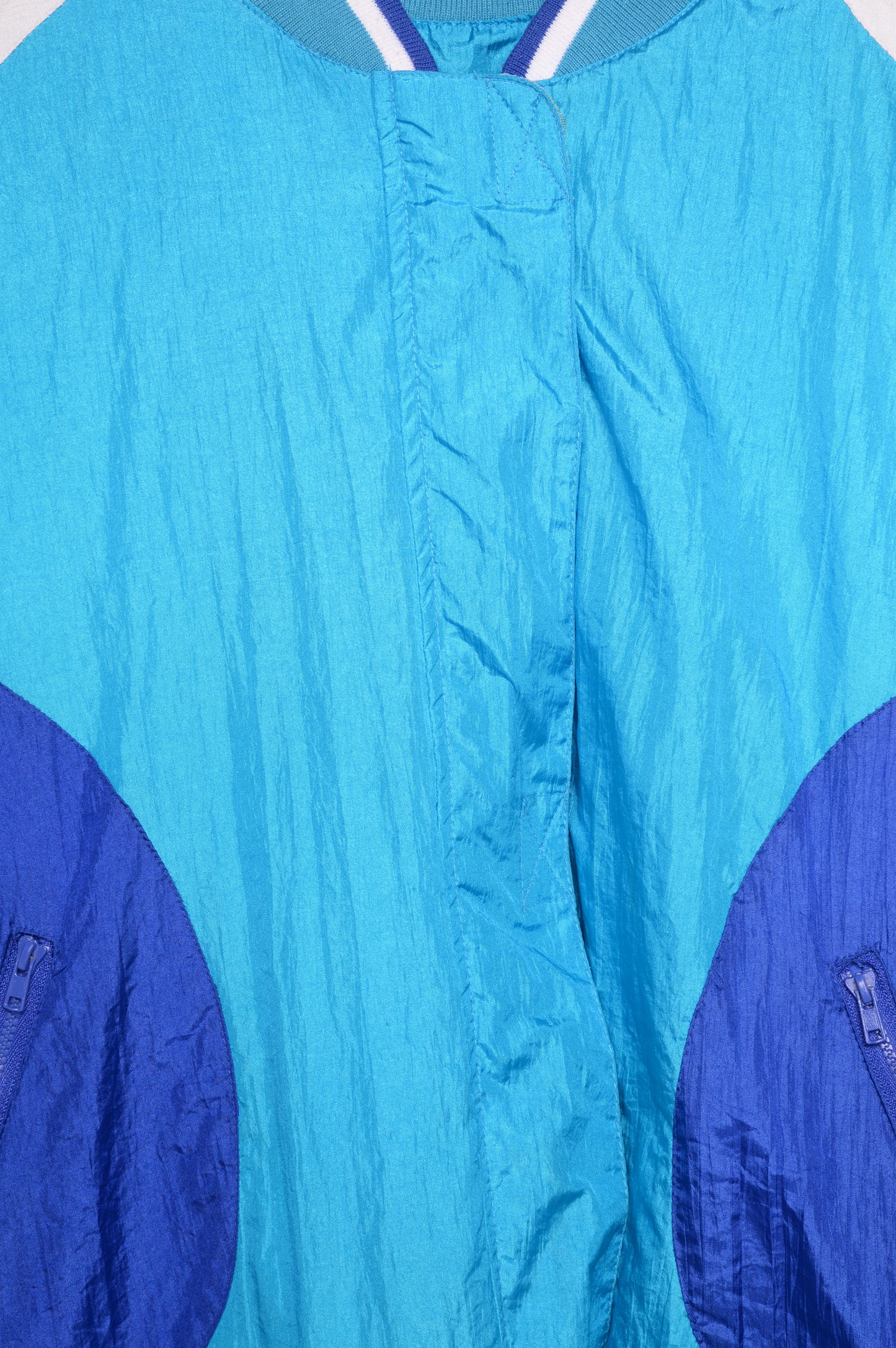 Blue Colorblock Windbreaker