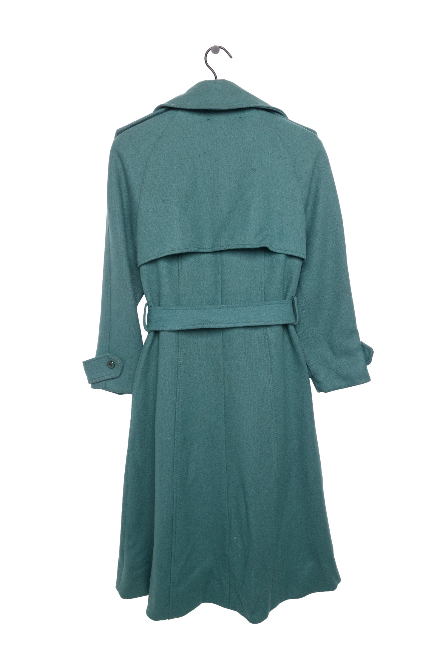 Green Wool Trench Coat