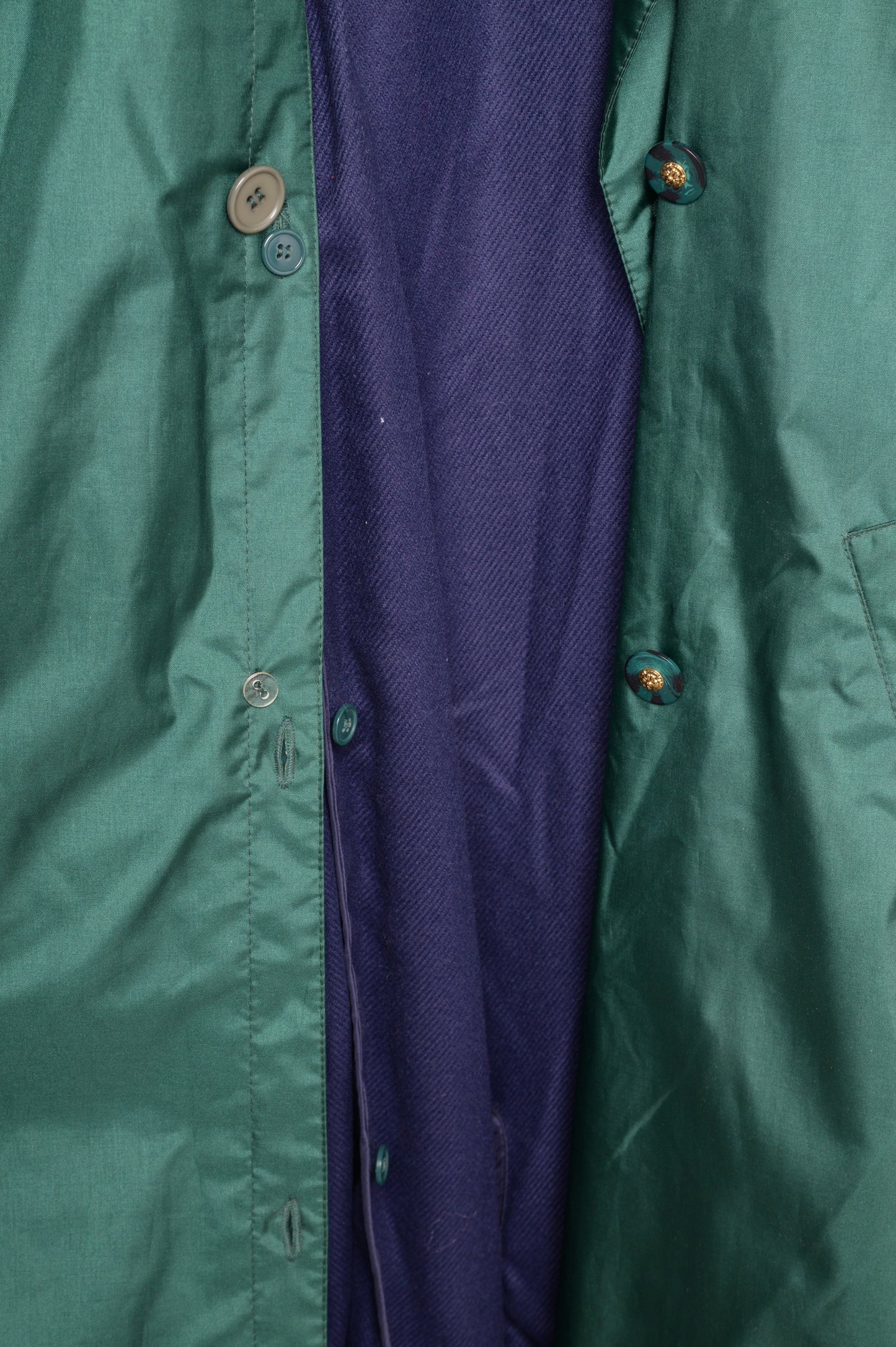 Shiny Belted Trench Coat