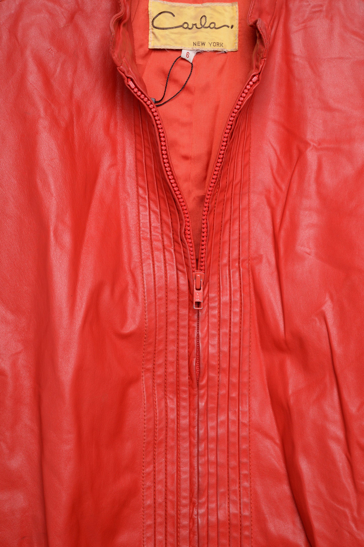 1980s Cherry Red Bomber Jacket