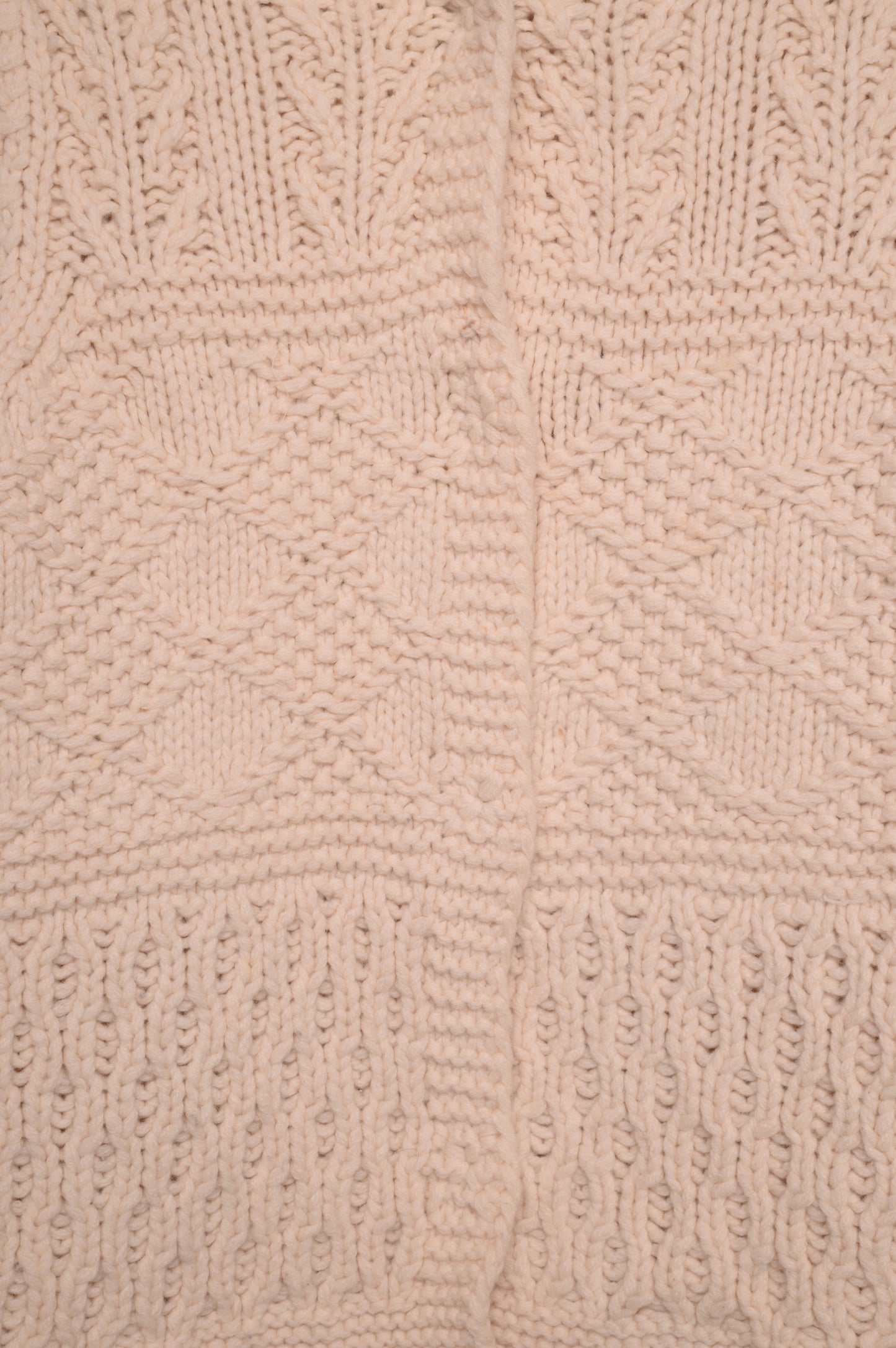 Hand Knit Wool Cardigan