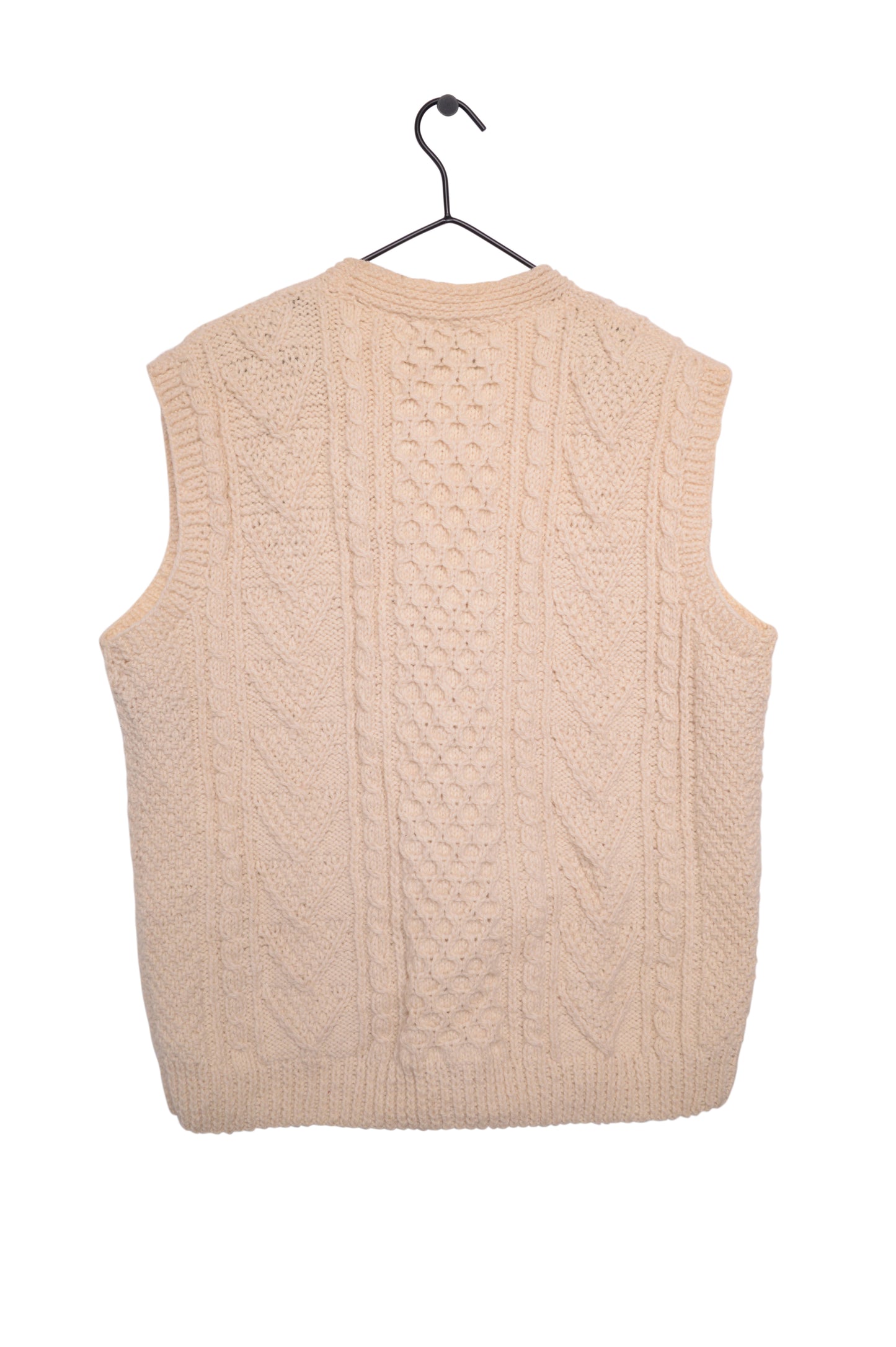 Irish Cable Knit Sweater Vest