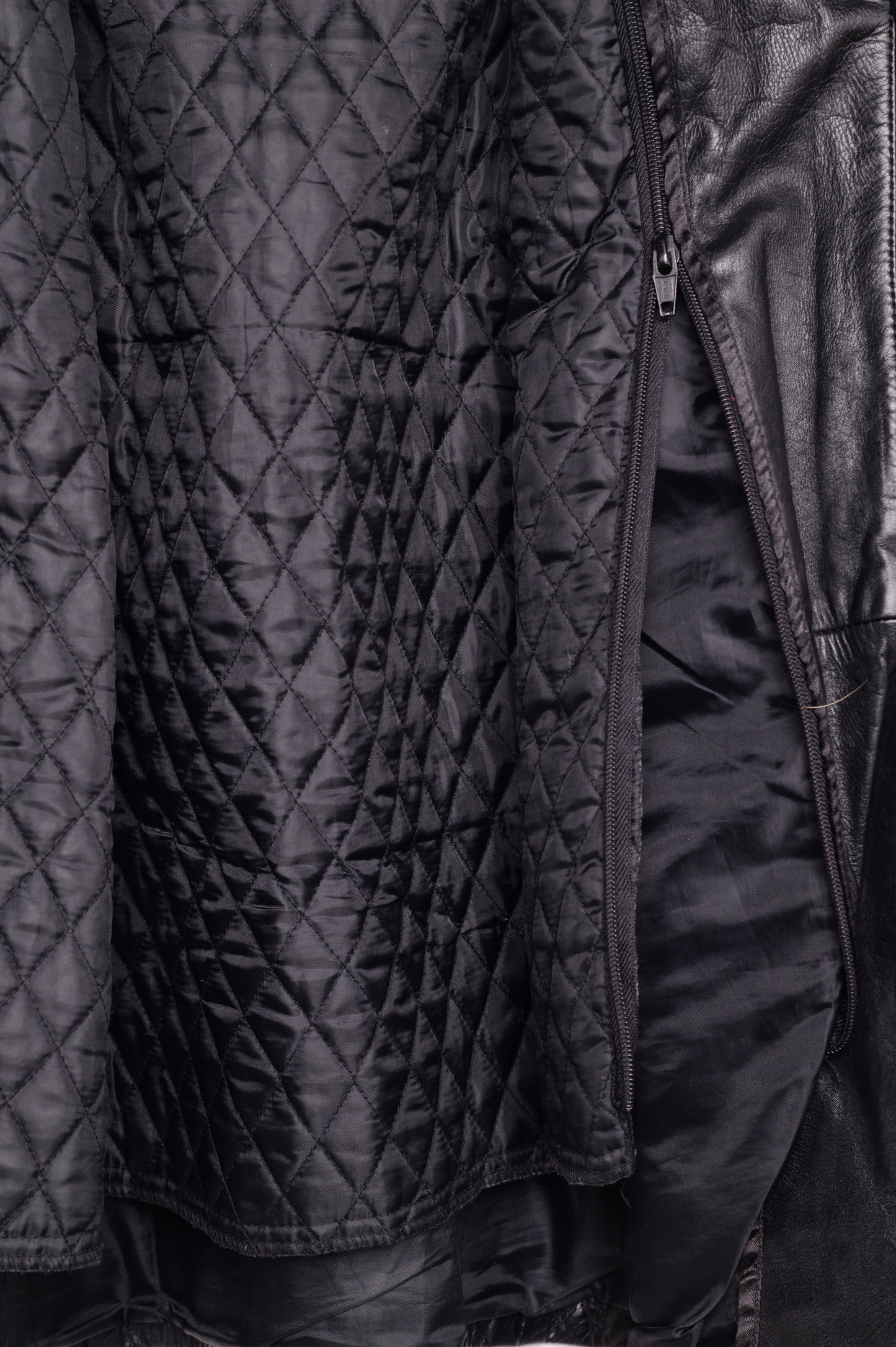 1990s Zip-Up Leather Jacket