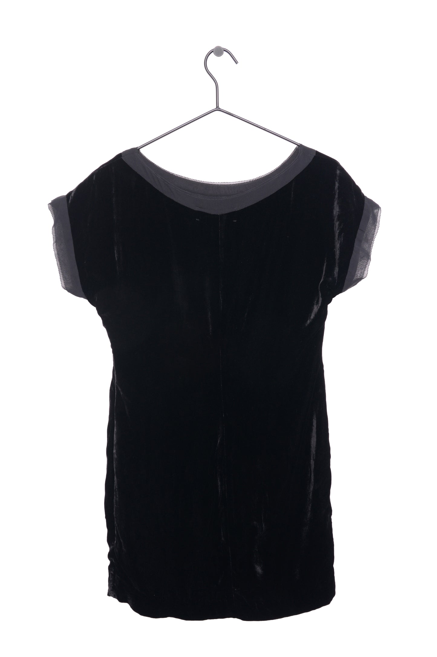 Silk Velvet Mini Dress