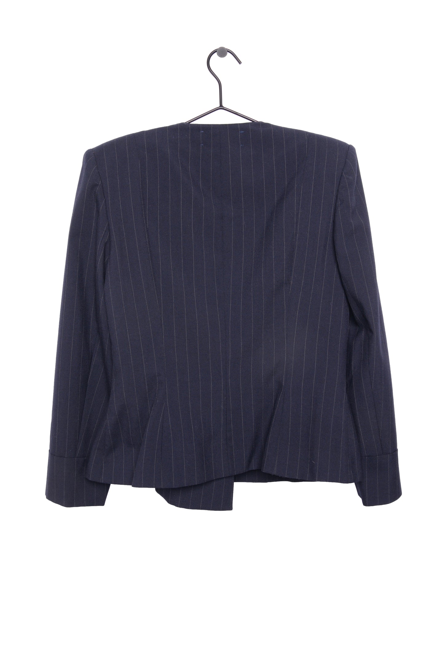 Double Breasted Pinstripe Blazer