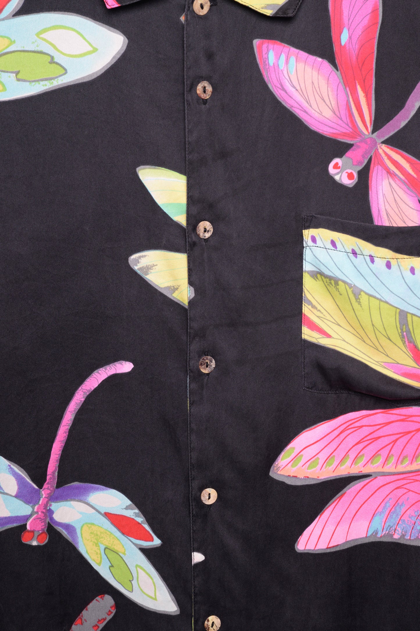 Dragonflies Silk Button Down