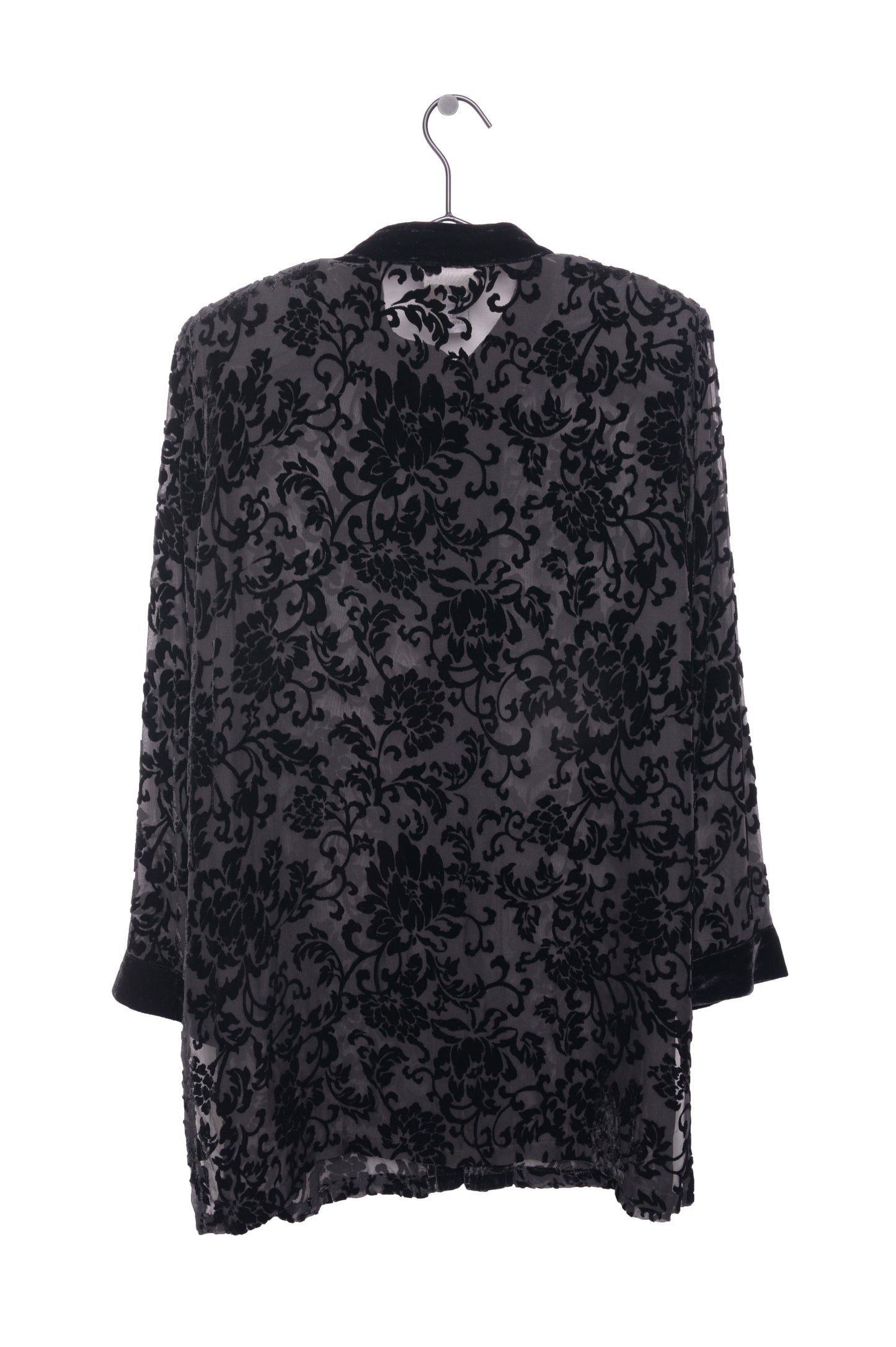 Sheer Velvet Silk Top