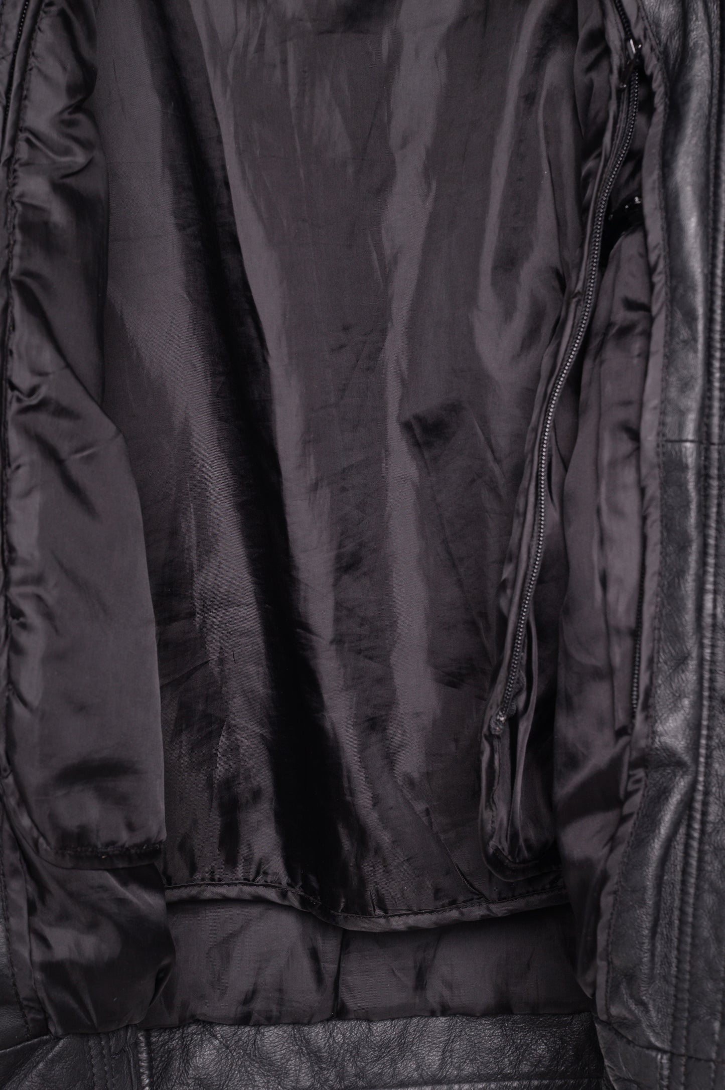 Leather Bomber Jacket