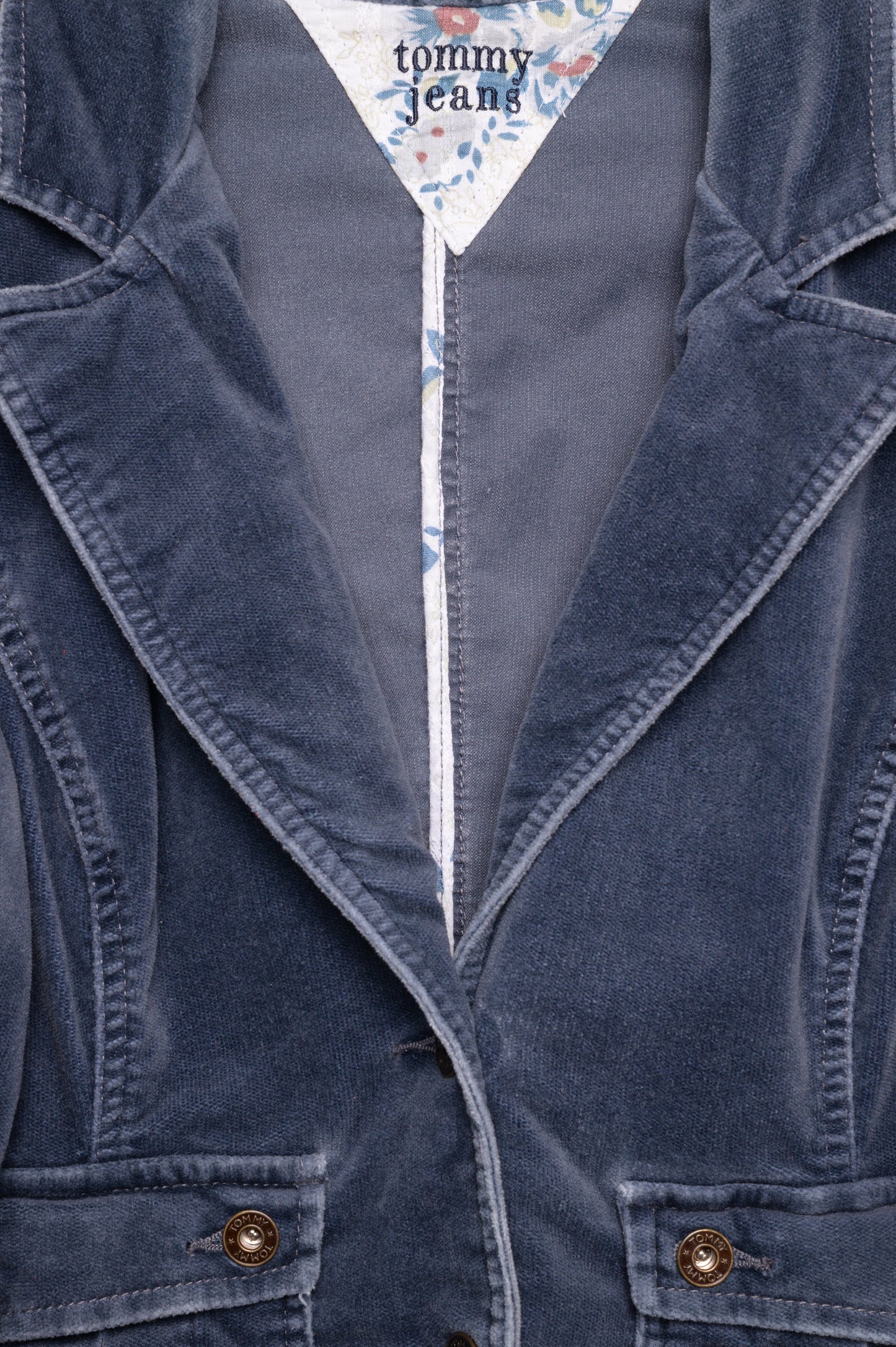 Y2K Tommy Jeans Velour Jacket