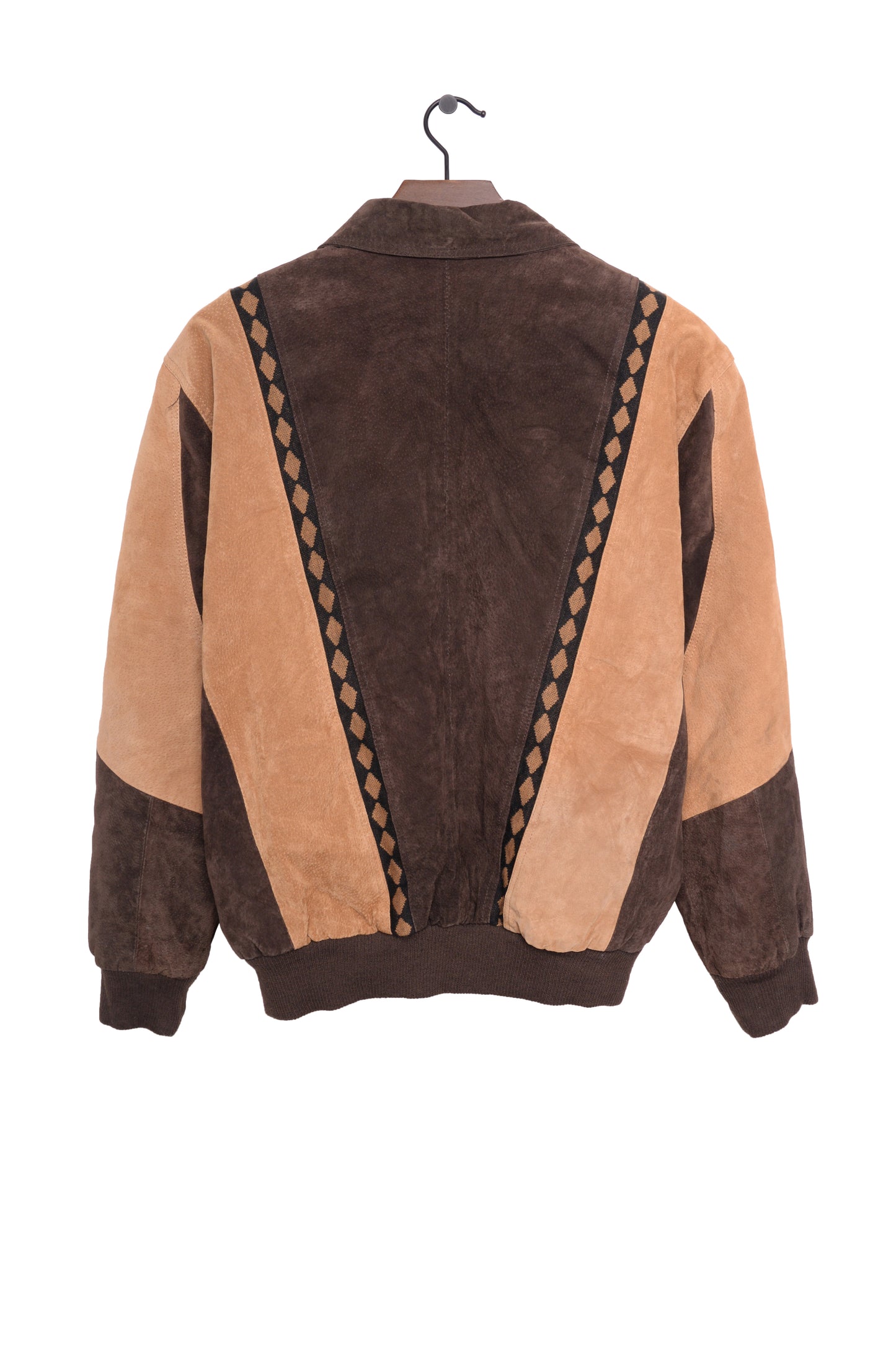 1990s Suede Patchwork Bomber