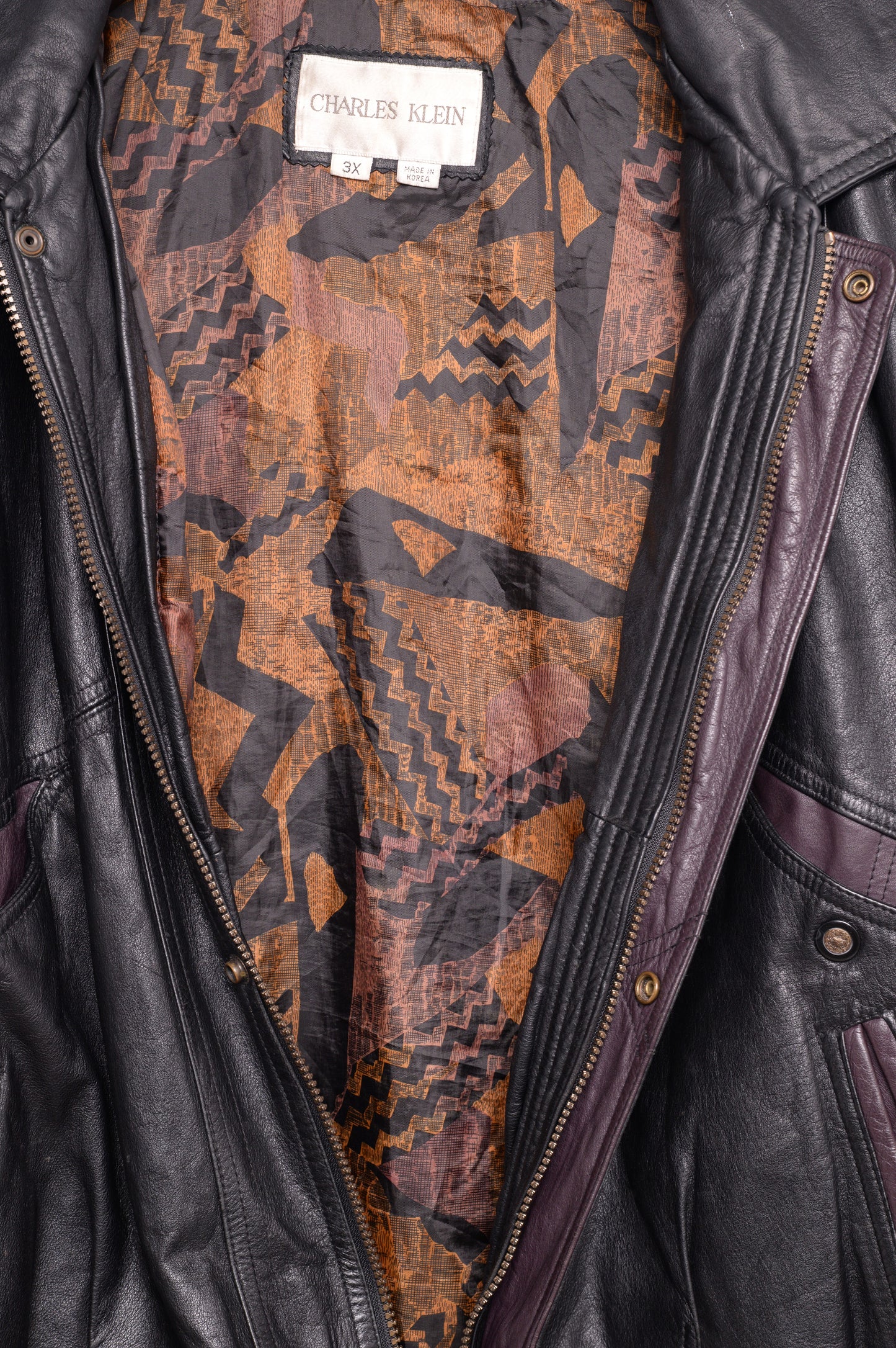 1990s Black Leather Bomber Jacket