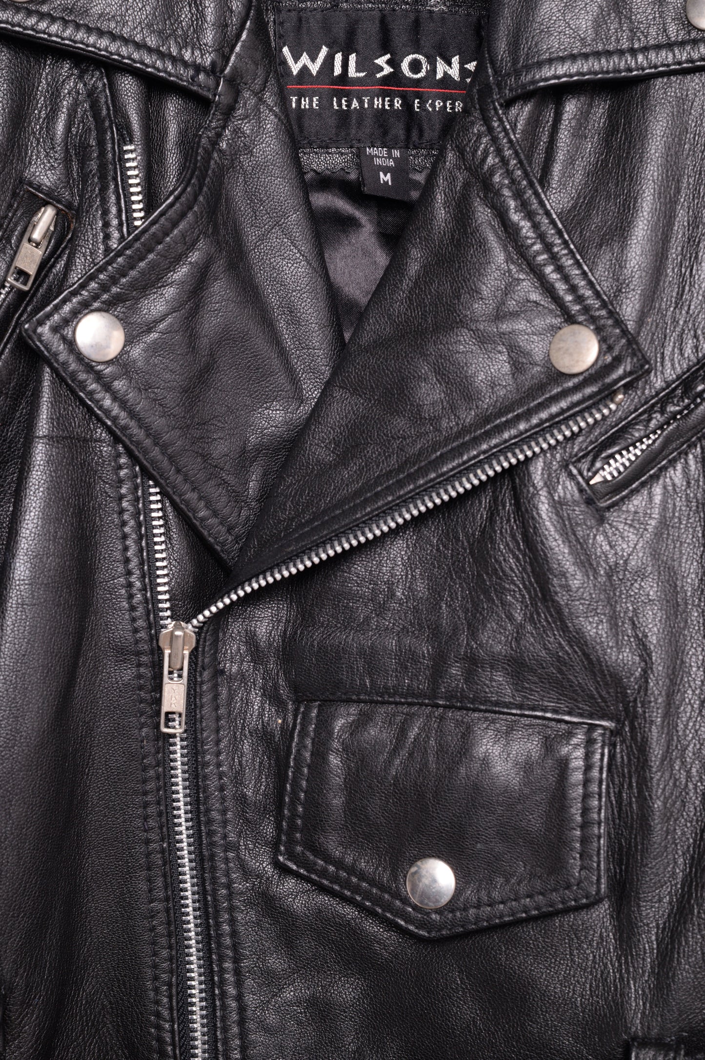 Wilson's Cropped Leather Moto Jacket
