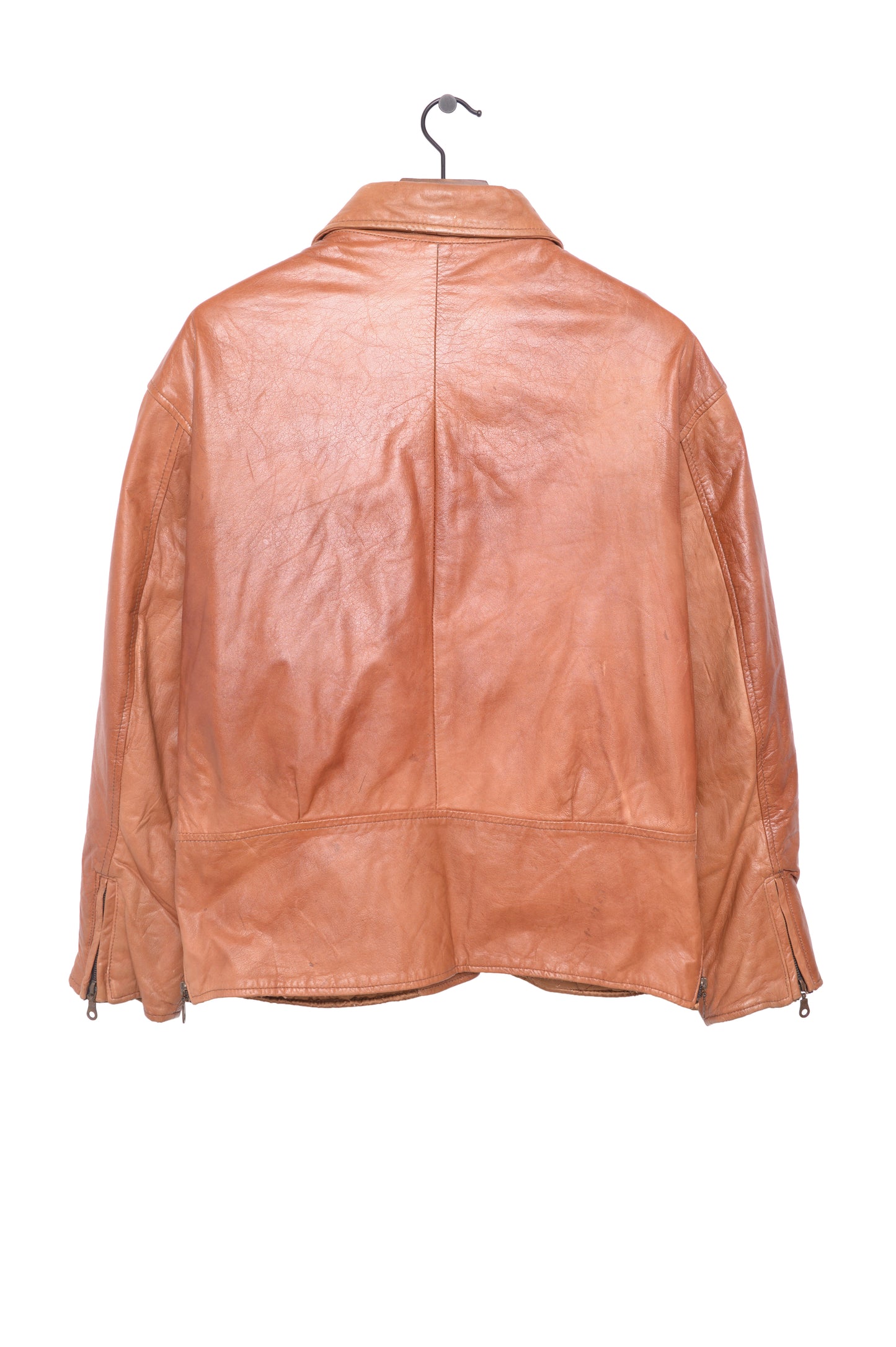 1990s Caramel Leather Jacket