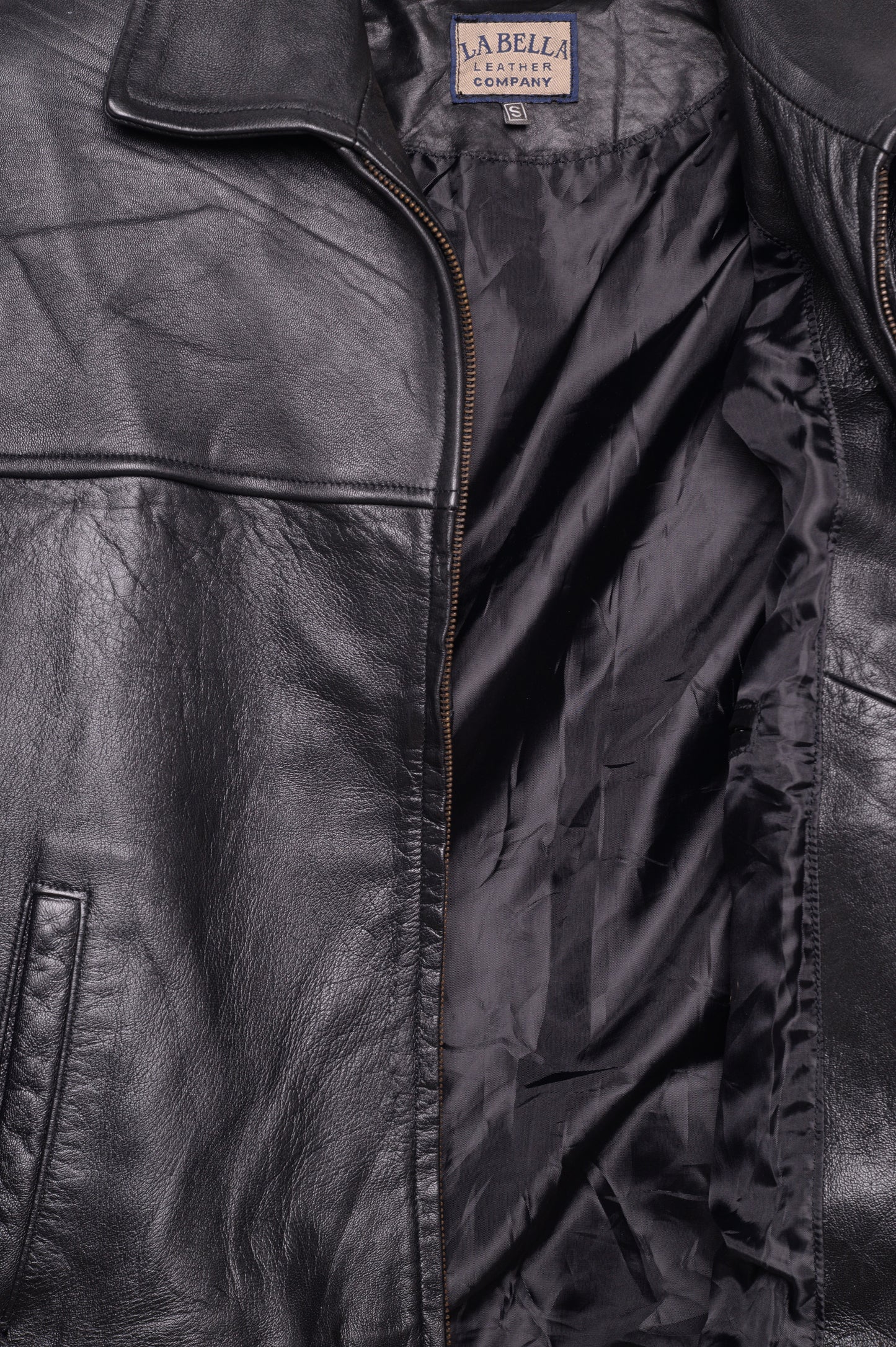 1990s Zip-Up Leather Jacket