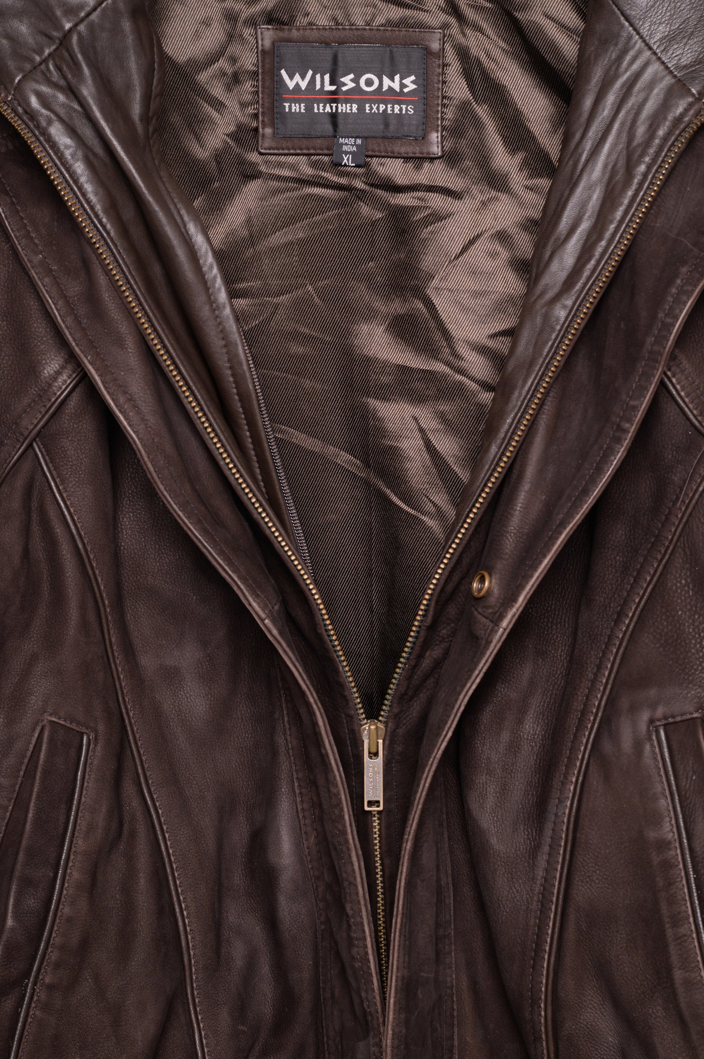 1980s Wilson's Chocolate Suede Jacket