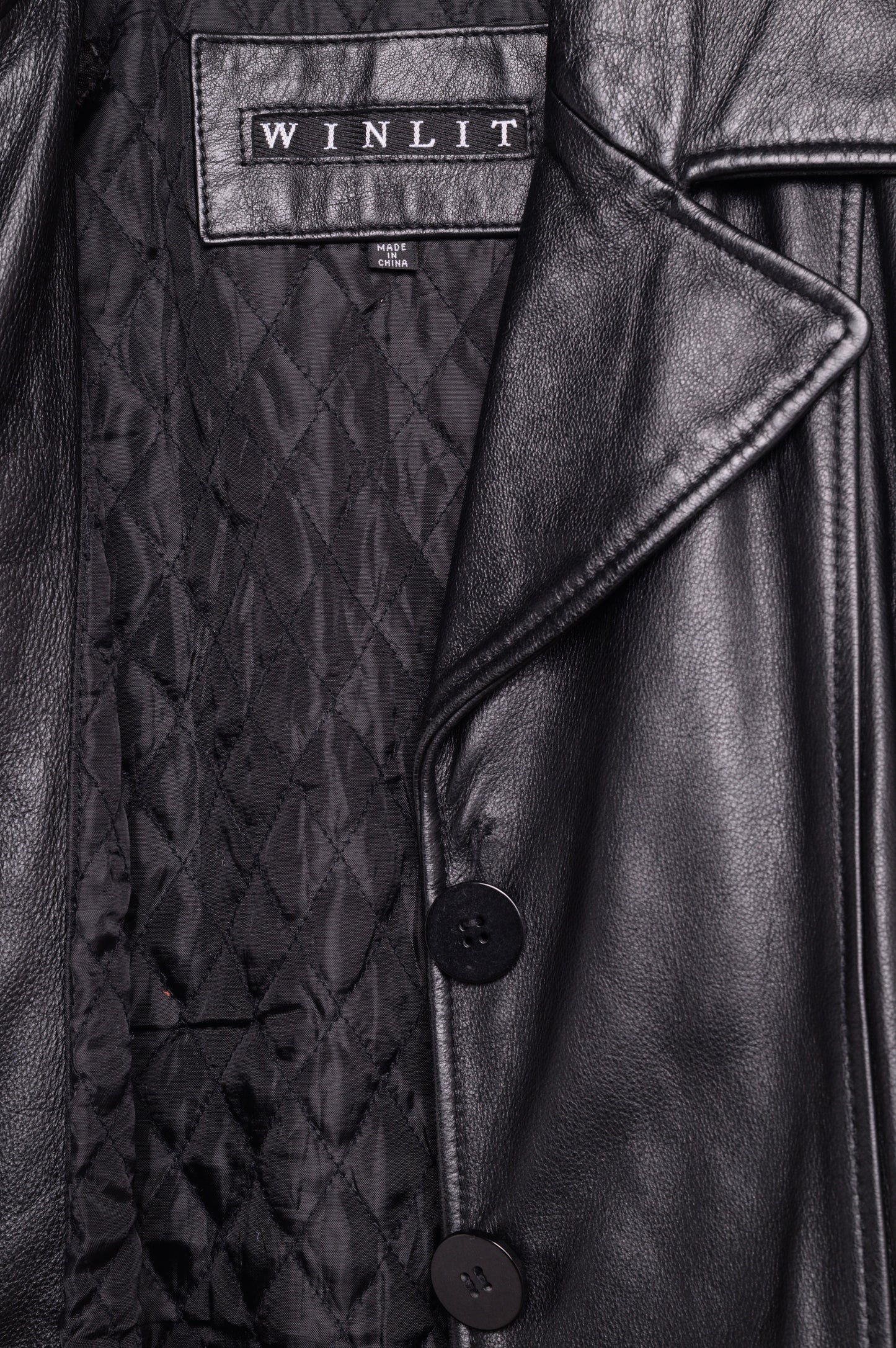 1990s Belted Leather Jacket