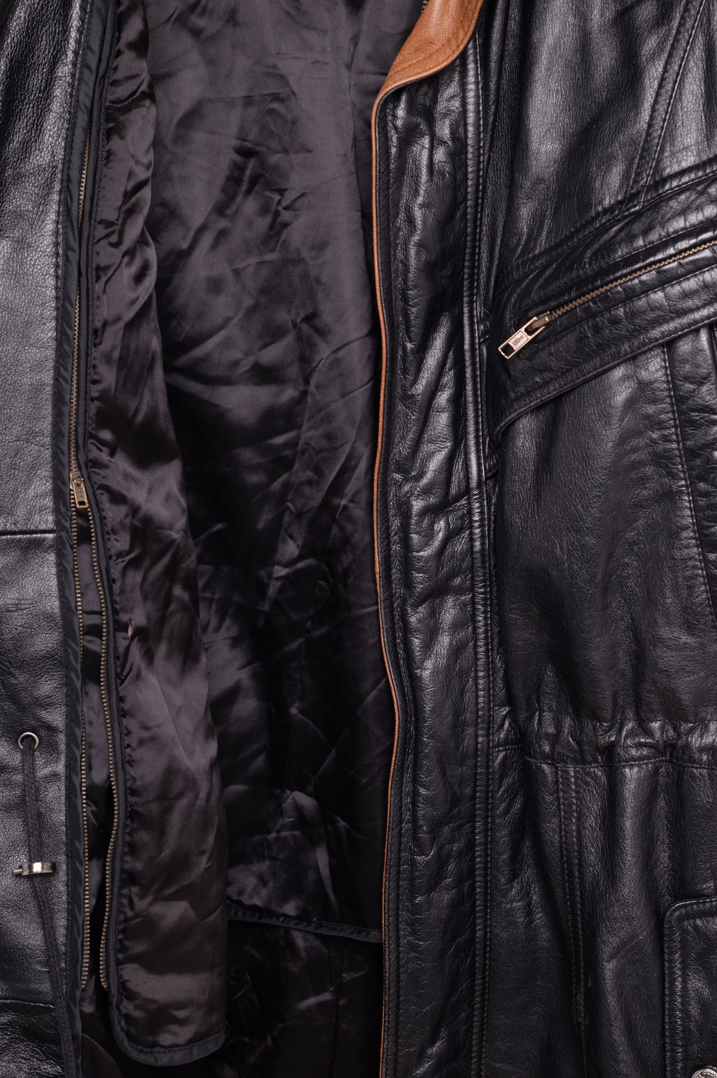 1990s Wilson's Leather Duffle Jacket