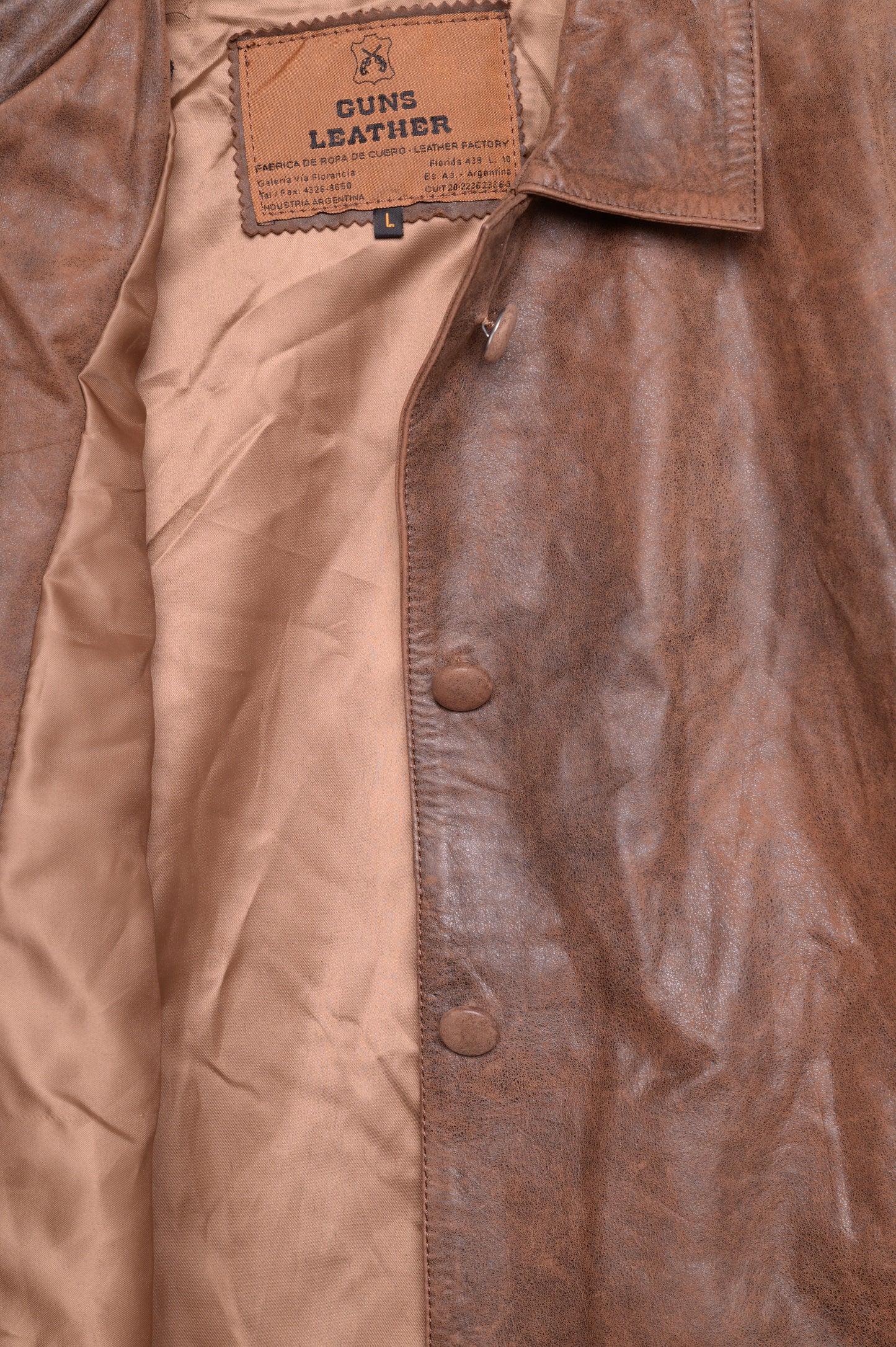 1990s Brown Leather Jacket