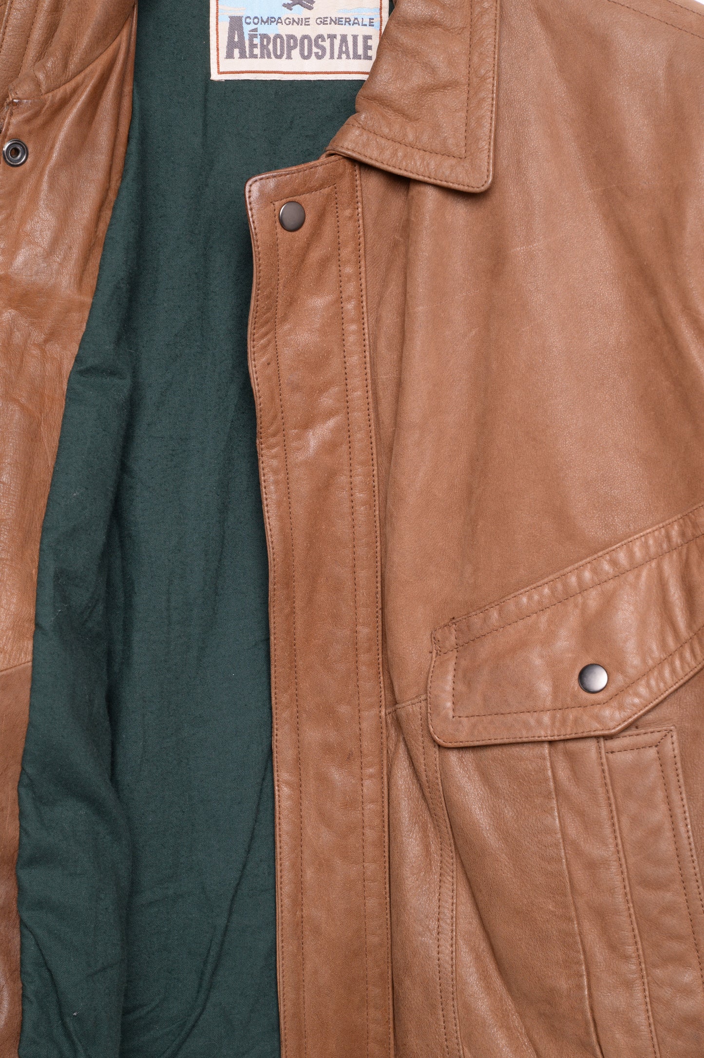 1990s Soft Leather Bomber