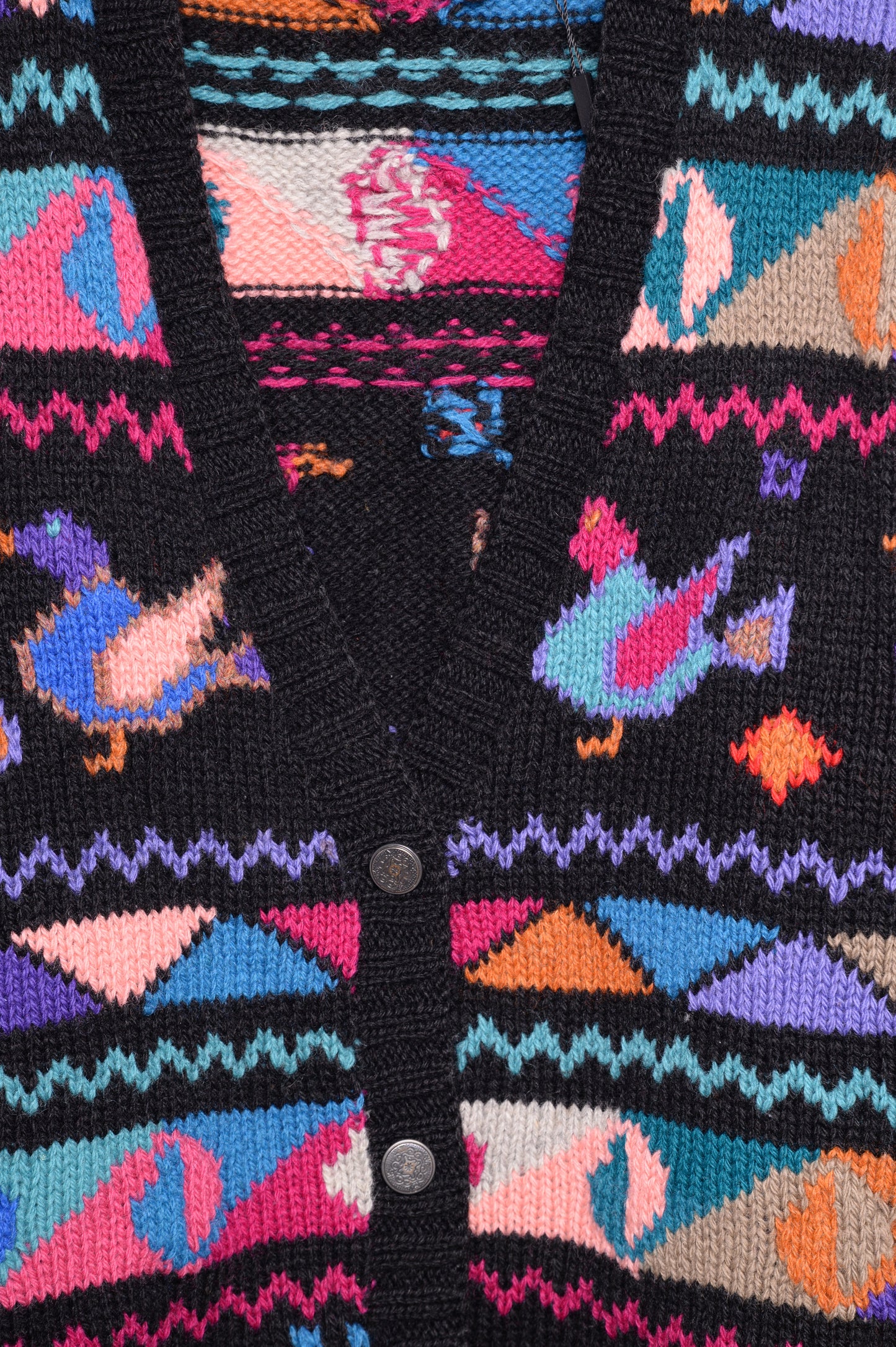 Ducks Wool Grandma Cardigan