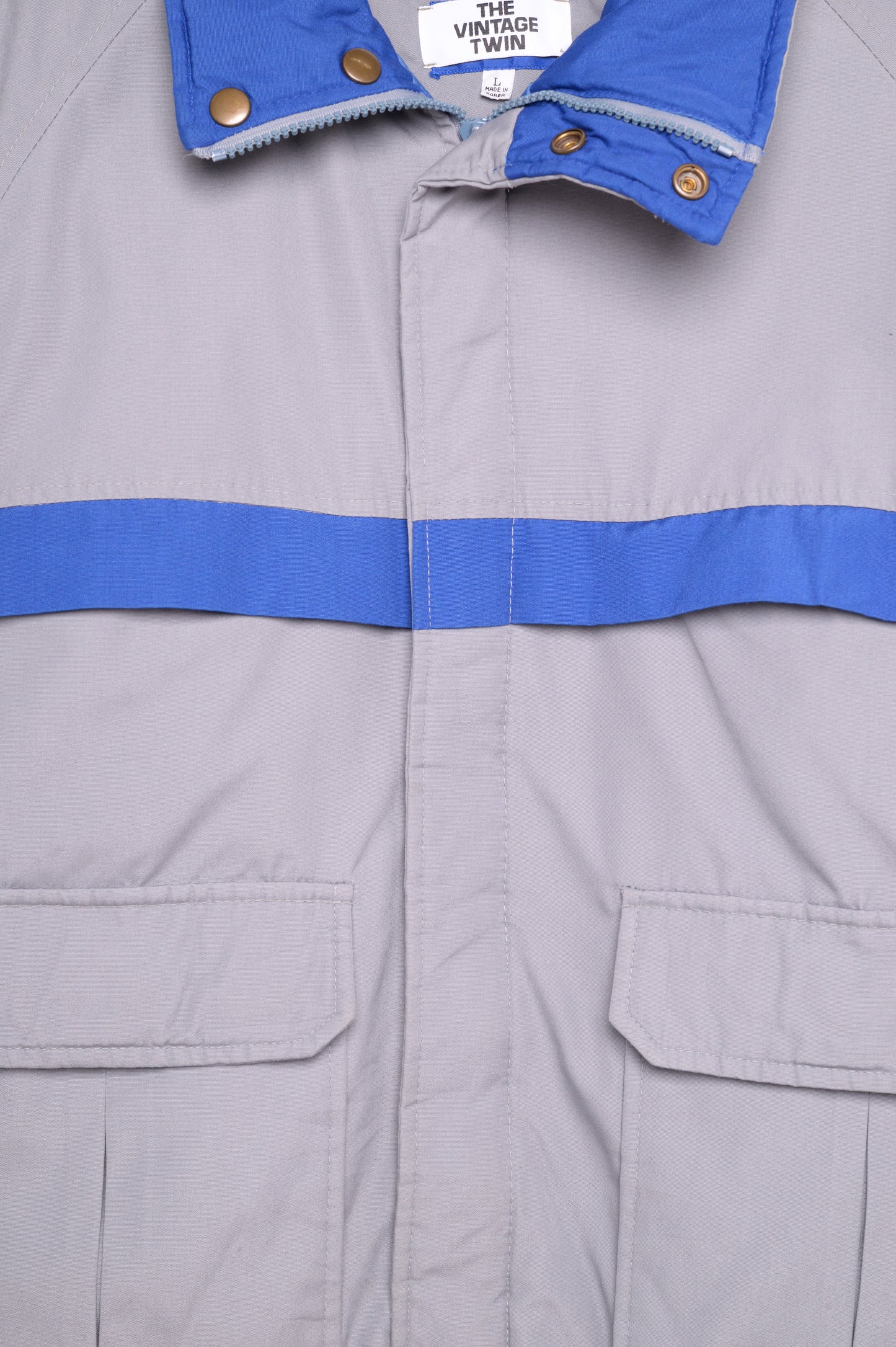 1980s Striped Puffer Jacket