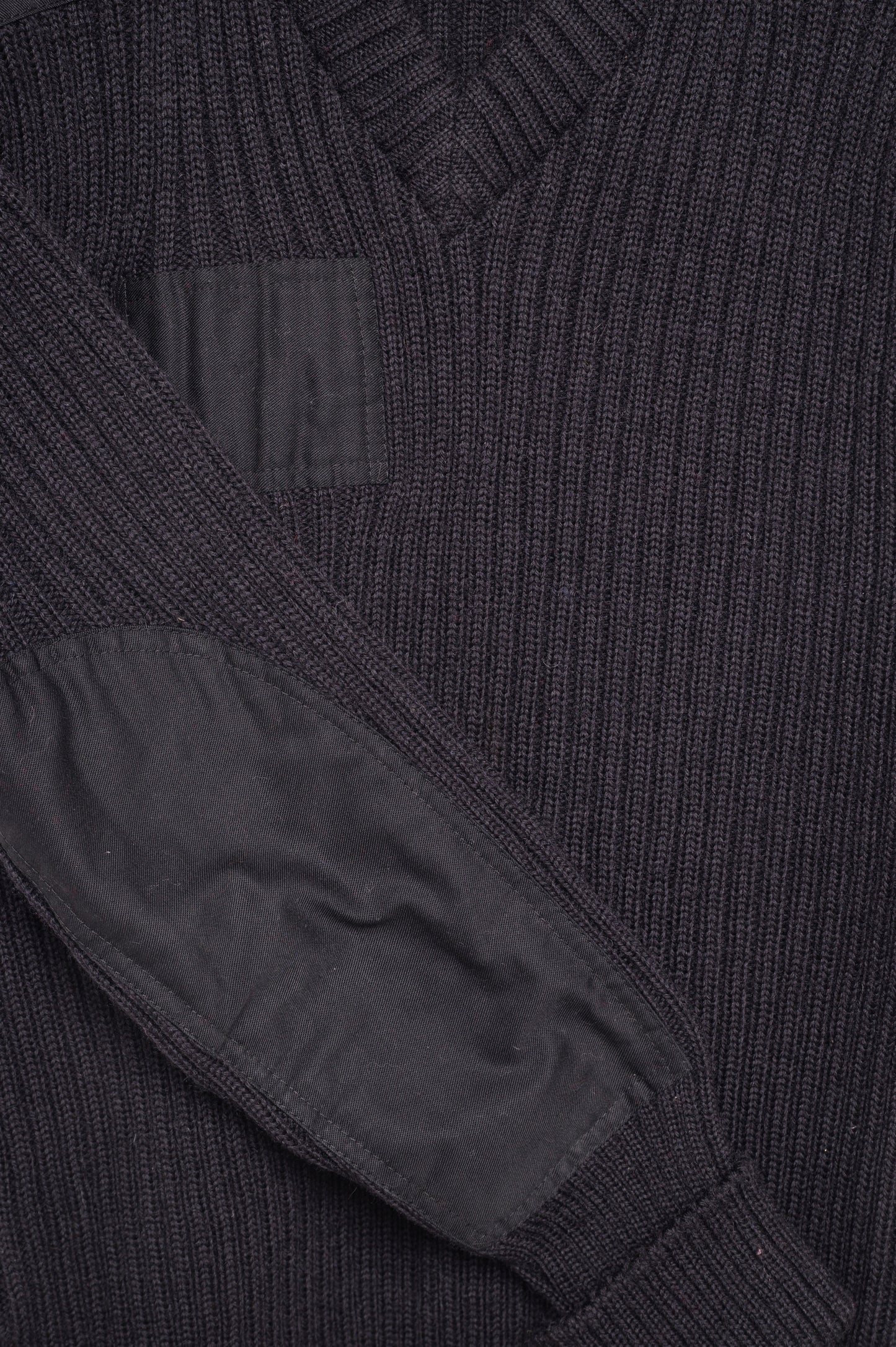 Wool Paneled Sweater
